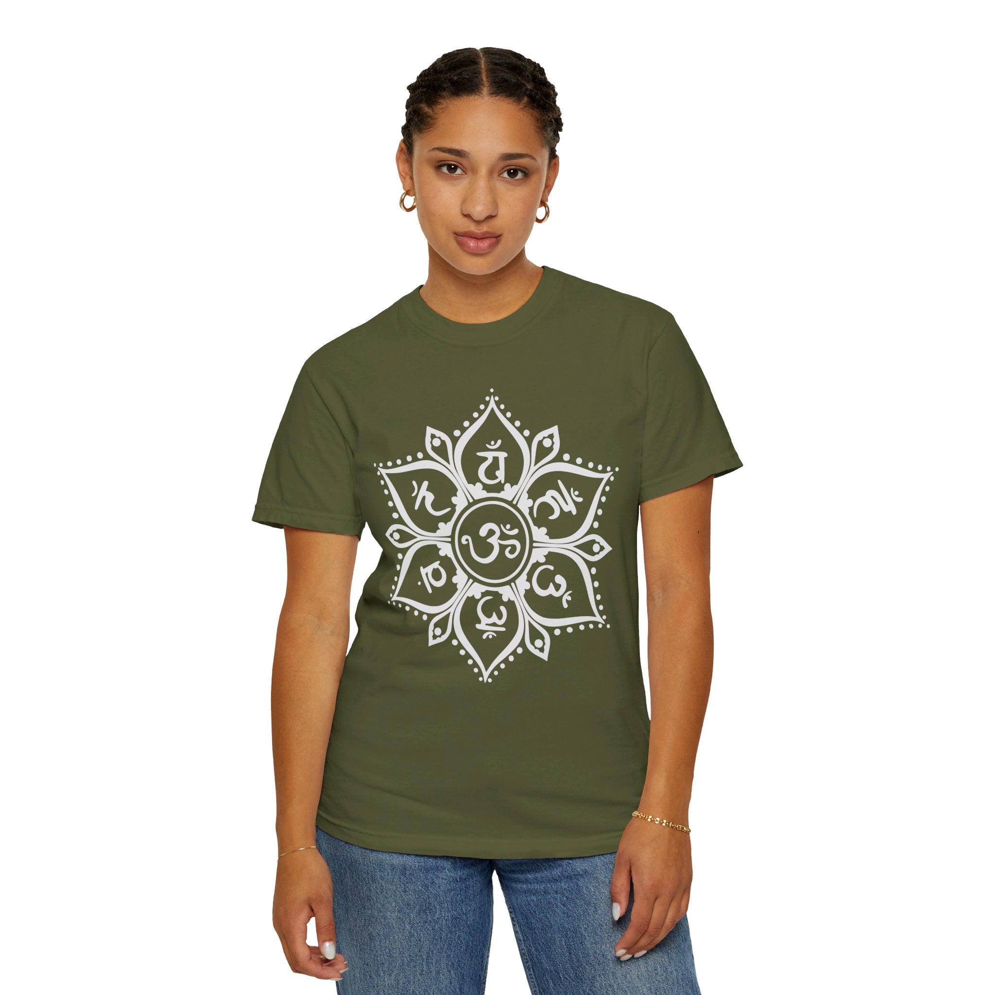 Chakra Symbols T-Shirt, Seven Chakras Shirt, Namaste Shirt, Yoga Tee, Mandala Shirt, Spiritual Shirt, Meditation Shirt, Women Yoga Shirt