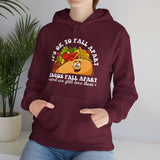 It's ok to fall apart taco Hoodie, Diversely Human Hoodie, Mental Health Awareness Hoodie, Suicide Prevention Hoodie