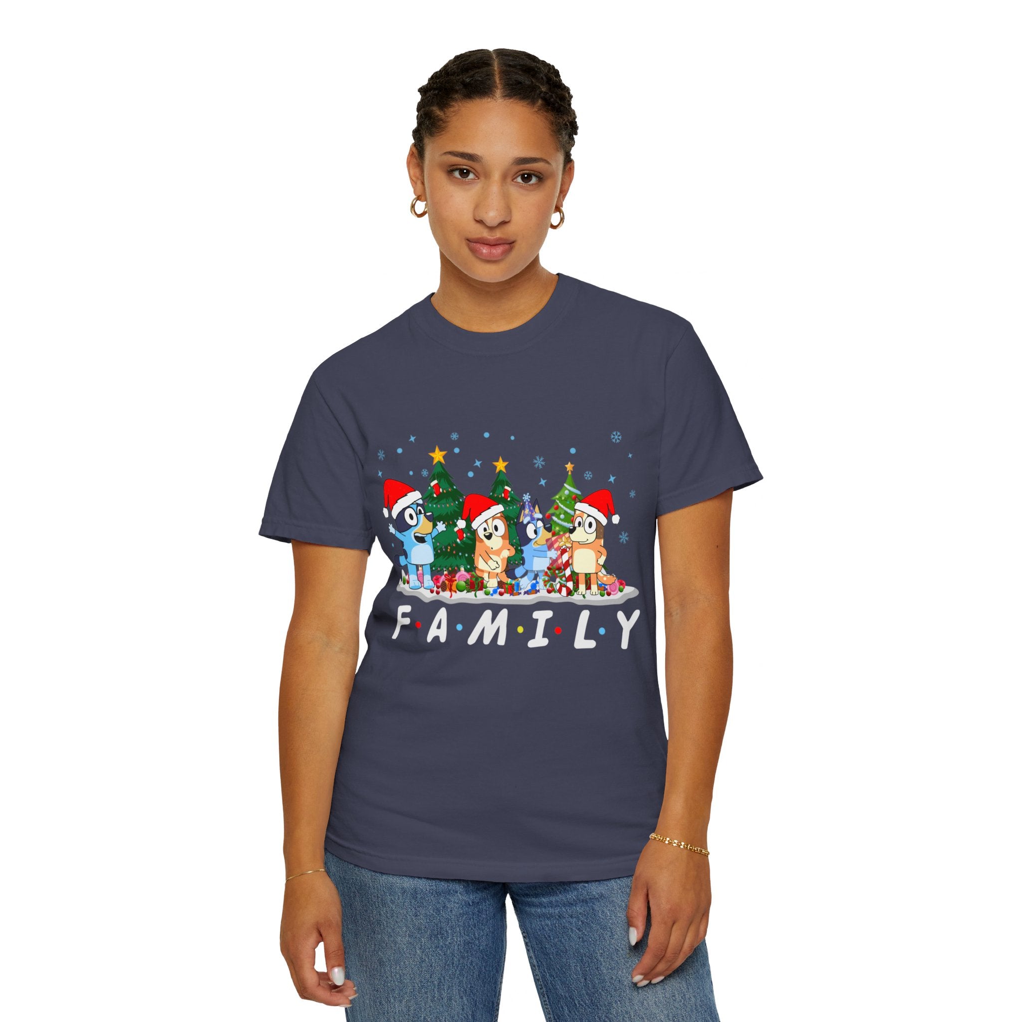 Christmas Bluey Family Shirt, Bluey Party Shirt, Christmas Family Bluey Shirt, Bluey Christmas Trip Shirt, Bluey Theme Tee