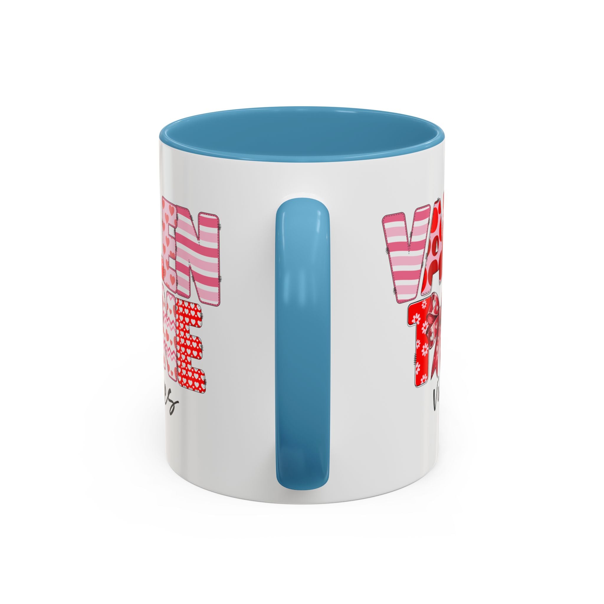 Valentine Vibes Coffee Mug, Coquette Valentine Vibes Mug, Brushstroke Valentine Coffee Cup, Gift For Her