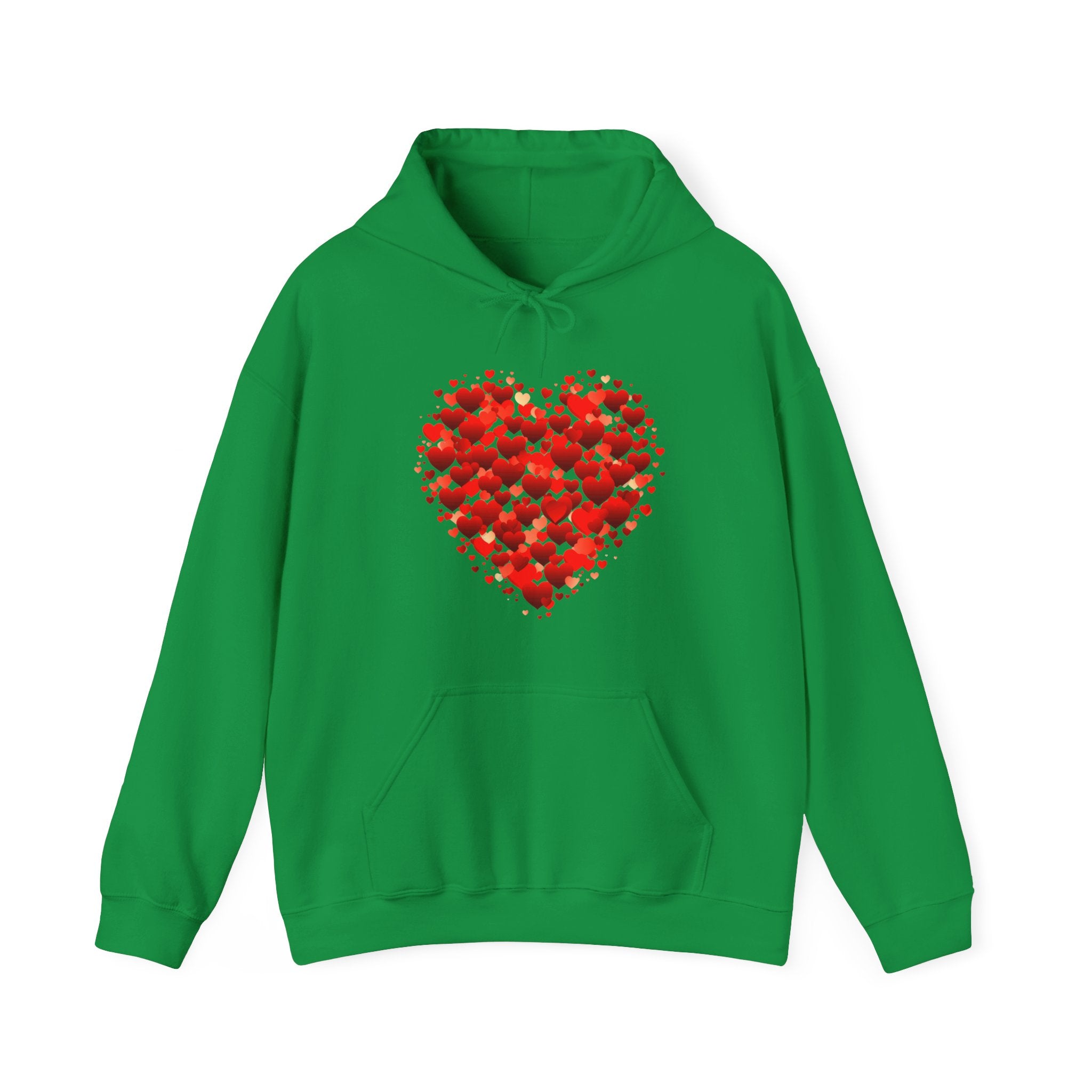 Valentines Day Red Double Heart Hoodie, Valentines Shirt, Valentines Double Heart Hoodie, Red Heart Shirt, Valentines Love Shirt, Love Sweater