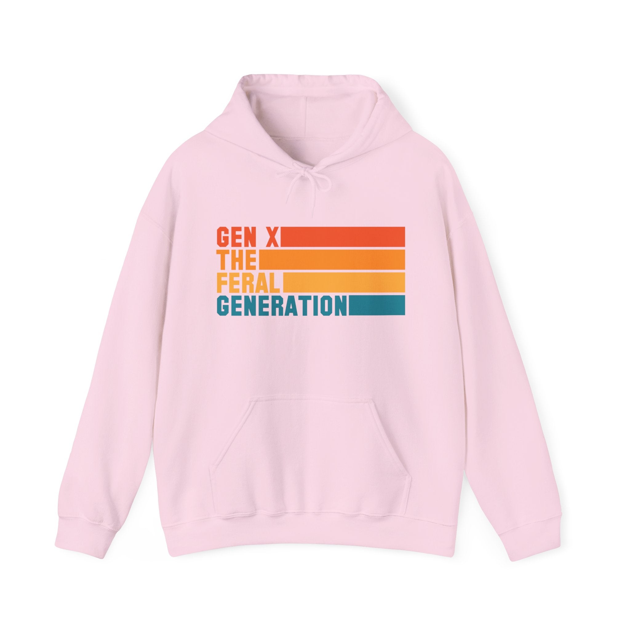Gen X The Feral Generation Hoodie, Gen X Hoodie, Generation X Hoodie, Retro Gen X Hooded Sweatshirt, Cute Gen X Hoodie, Trendy Gen X Hoodie