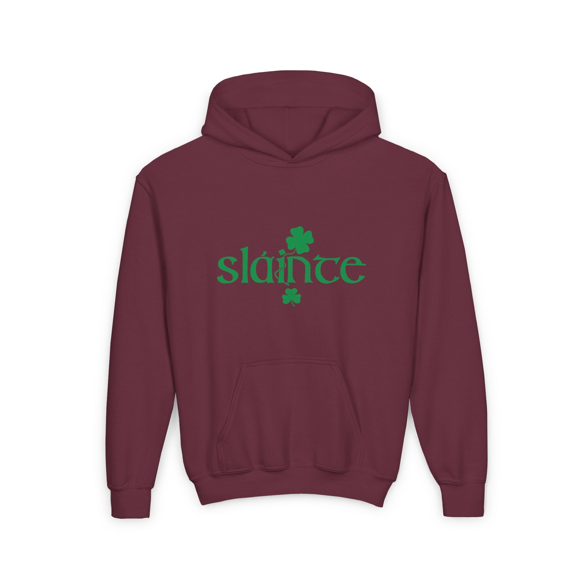 Slainte Kids Hoodie, St Patrick's Day Kids Hoodie, Irish Kids Hooded Sweatshirt, Cute Shamrock Tee, St Paddys Day Tee, Shenanigans, Gift for Boy Girl