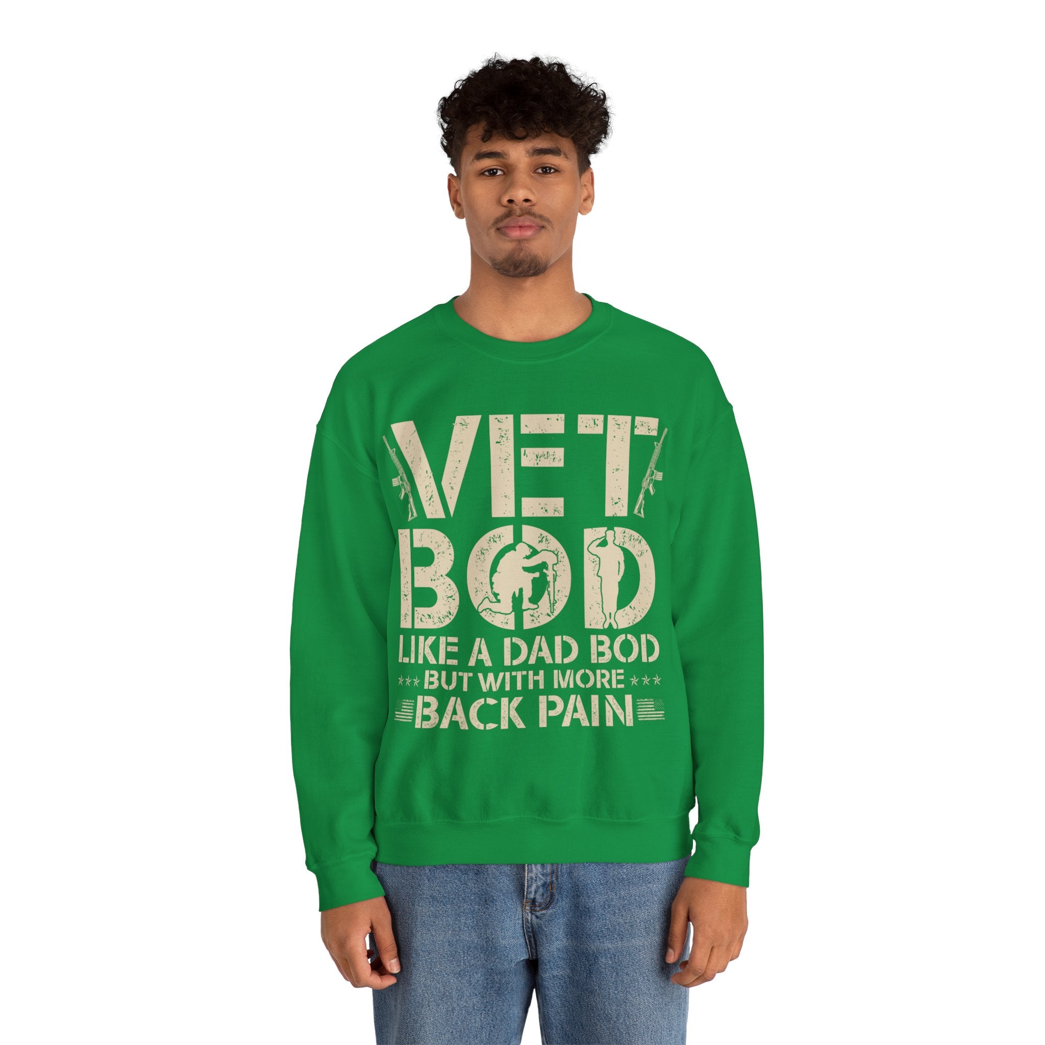 Vet Bod like a dad bod sweatshirt, Veteran shirt, Back pain shirt, Father day tee, Vet shirt, Army veteran gift, Air force sweatshirt, Father day