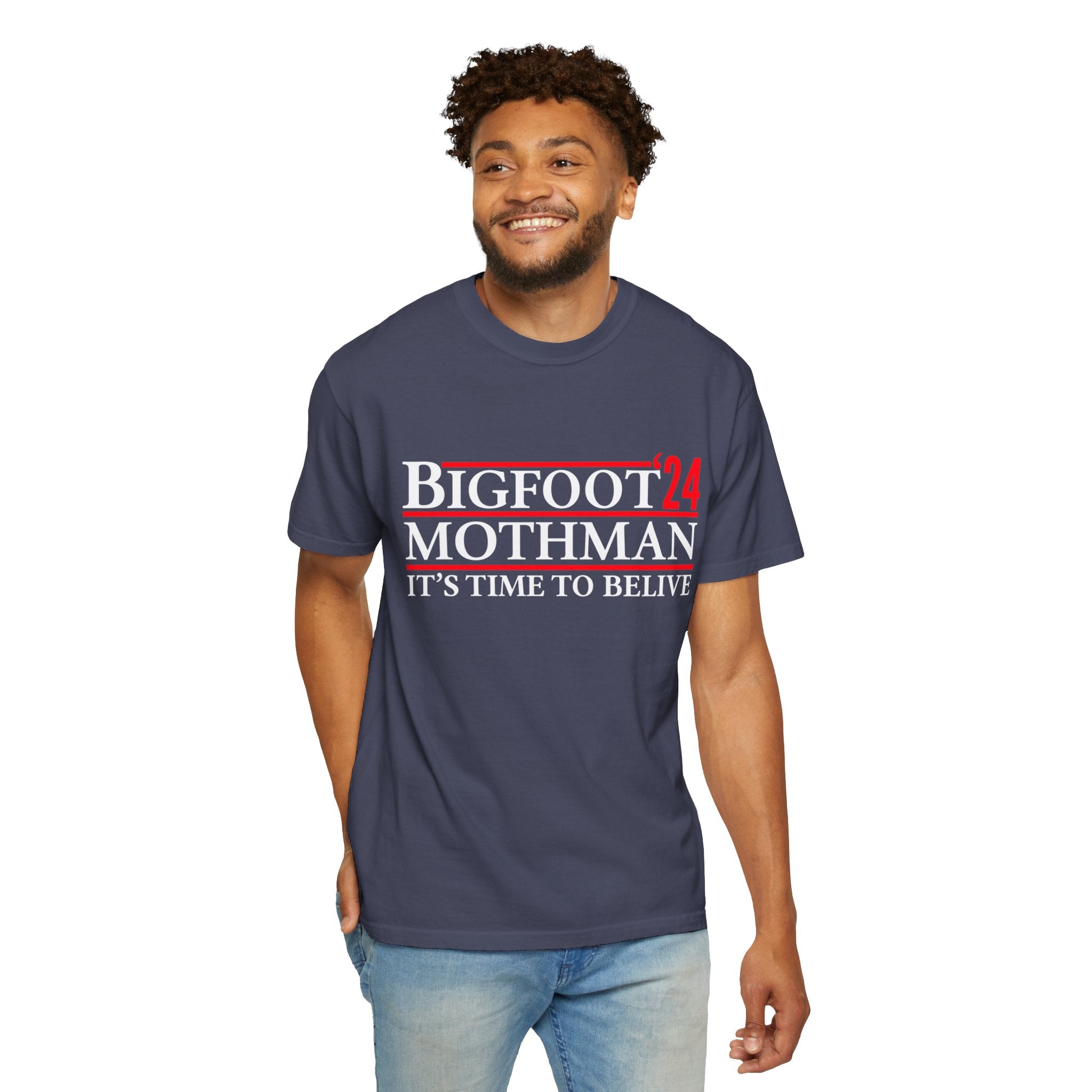 UNIDAZE Bigfoot Mothman 2024 President Election Shirt, Funny Vote Bigfoot Political Satire Humor Tee, Unique T-Shirt Gift for Men and Women Printify 2024 election shirt bigfoot lover shirt bigfoot shirt bigfoot usa Cotton Crew neck DTG for president funny 2024 election funny bigfoot shirt funny election shirt joke shirt Men's Clothing mothman shirt Oversized political satire sasquatch shirt T-shirts TikTok Unisex vote bigfoot Women's Clothing