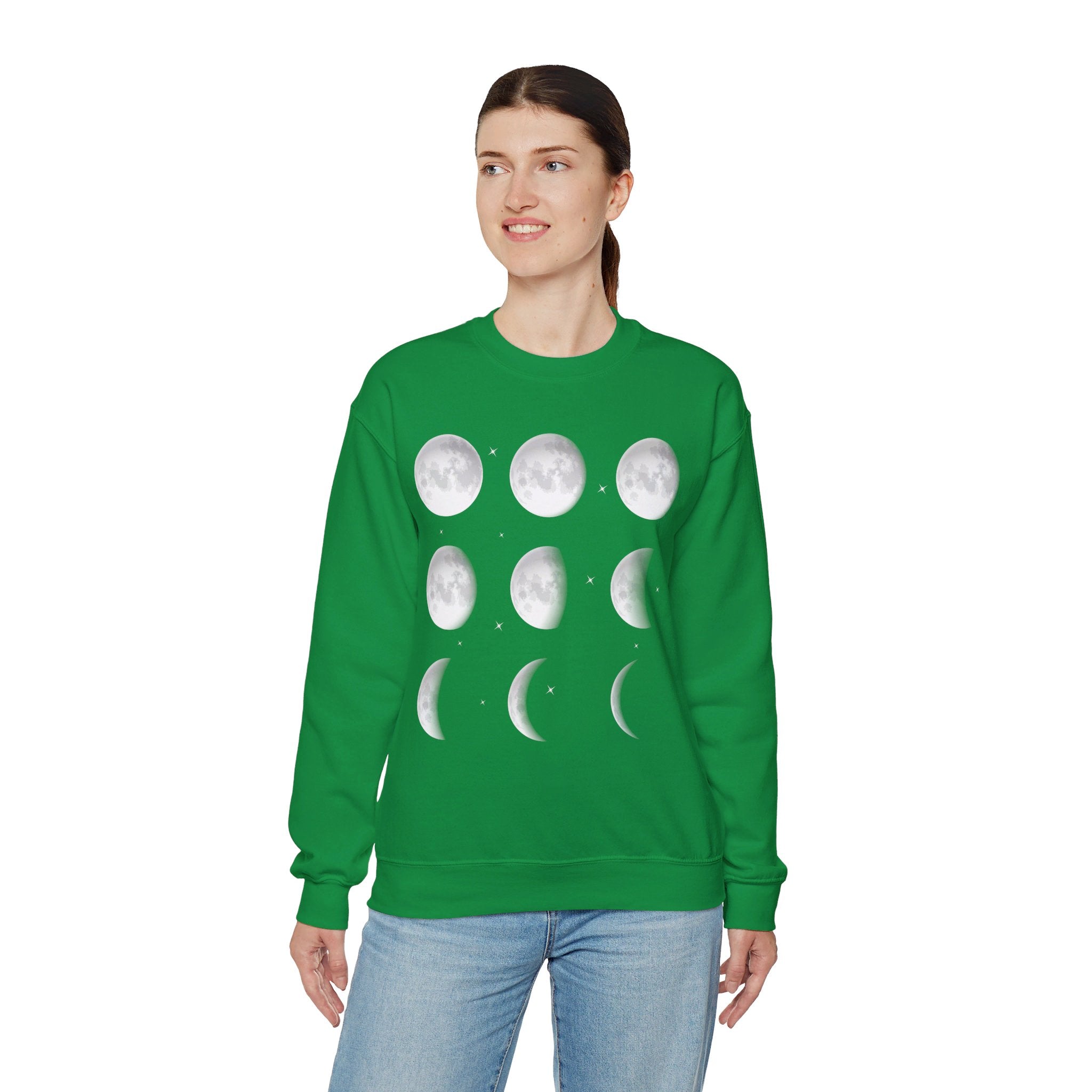 Moon Phase Sweatshirt, Celestial Shirt, Astrology Shirt, Spiritual Shirt, Aesthetic Shirt, Moon Sweatshirt, Mystical Shirt, Astronomy Shirt, Retro Tee