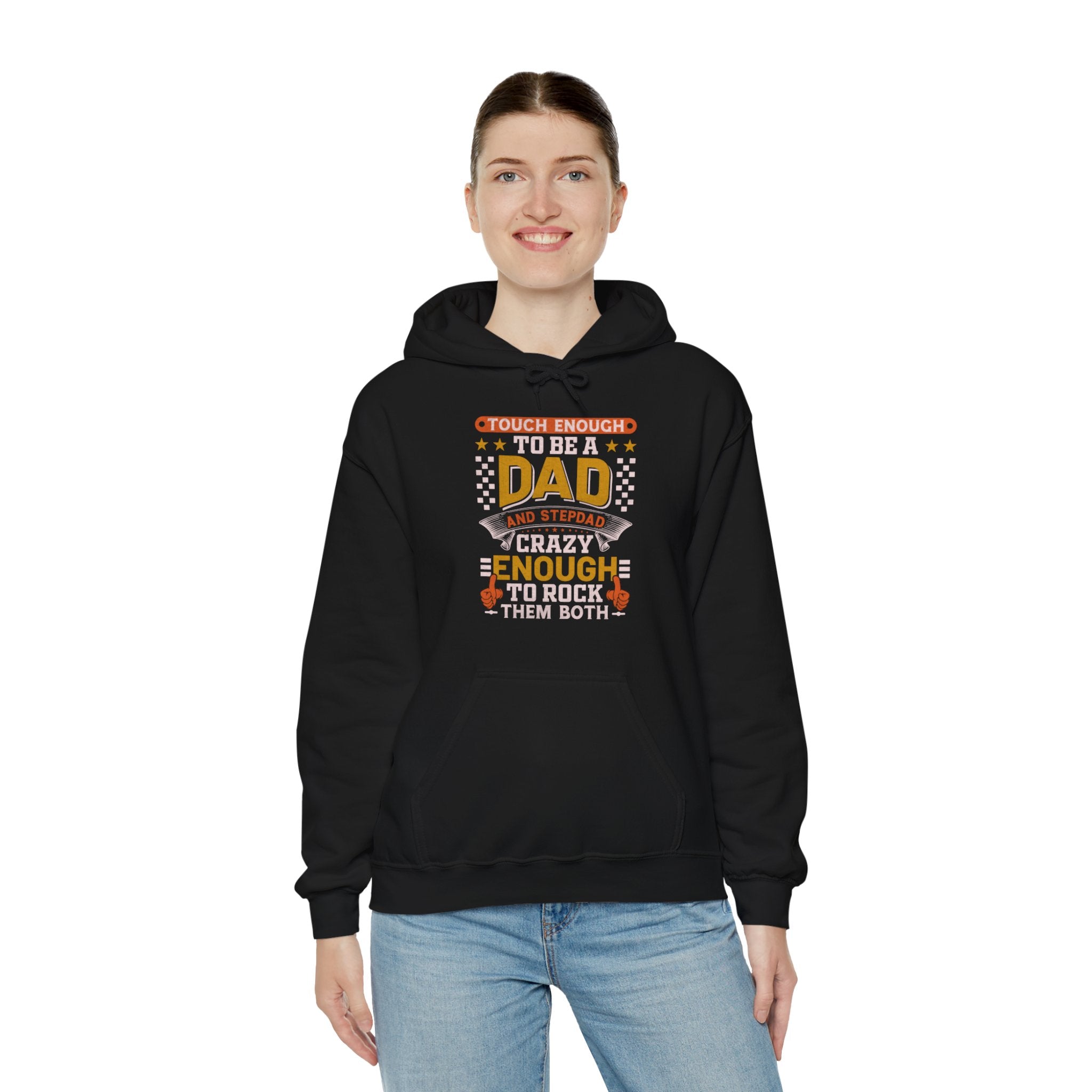 Tough Enough To Be A Dad & Step Dad Fathers Day Hoodie, Dad Shirt, Stepdad Shirt, Best Dad Ever Gift, Gift For Dad And Stepdad