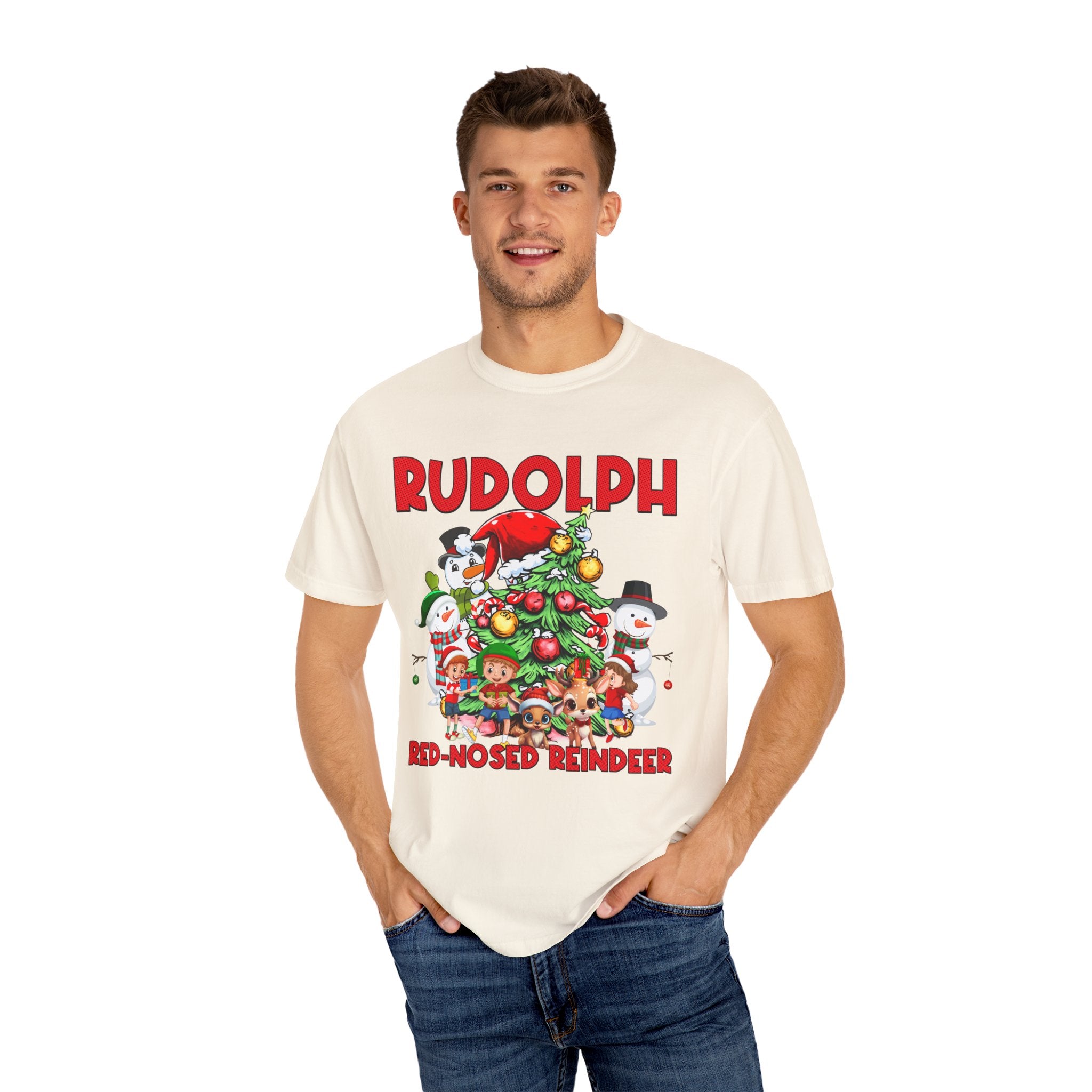 Vintage Rudolph Shirt Gift For New Year, Kids Christmas Shirt, Christmas Reindeer Tshirt, Christmas Cartoon Sweater, Retro Xmas Sweatshirt