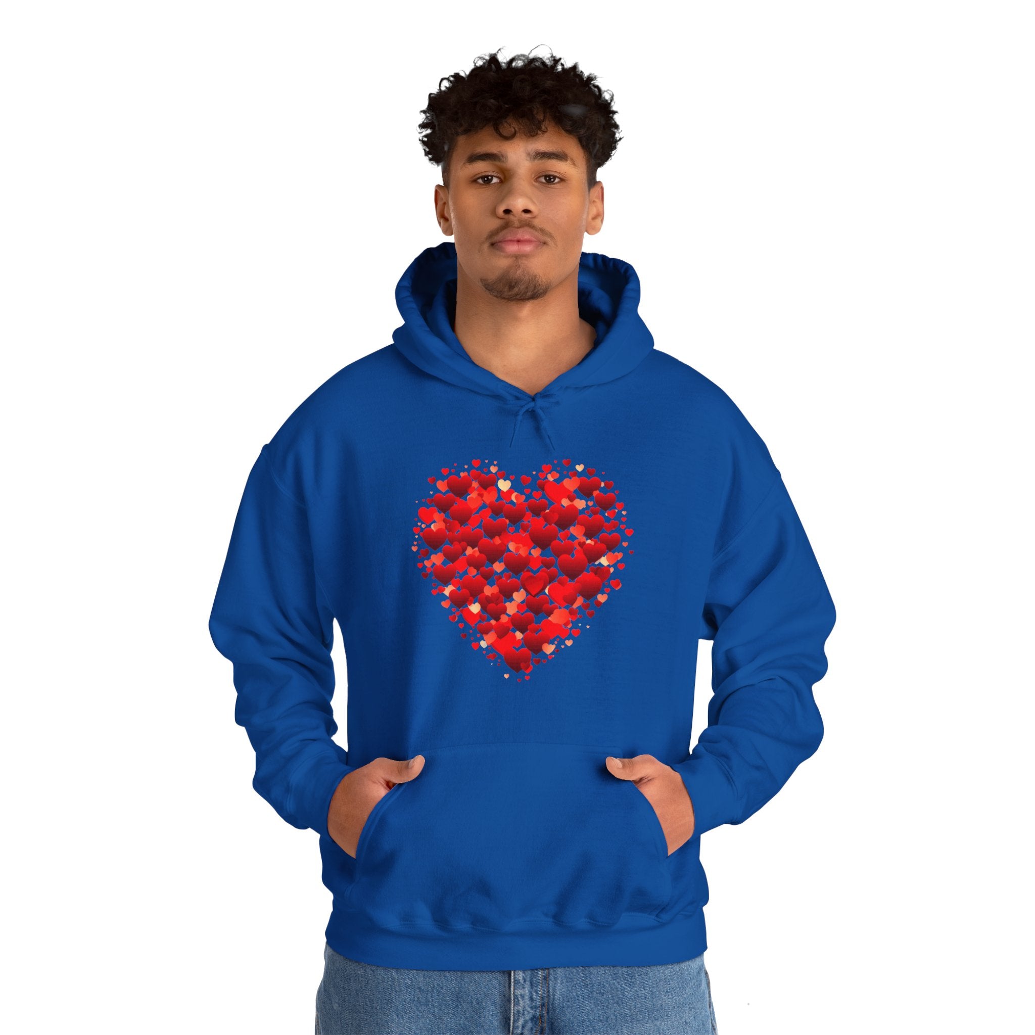 Valentines Day Red Double Heart Hoodie, Valentines Shirt, Valentines Double Heart Hoodie, Red Heart Shirt, Valentines Love Shirt, Love Sweater