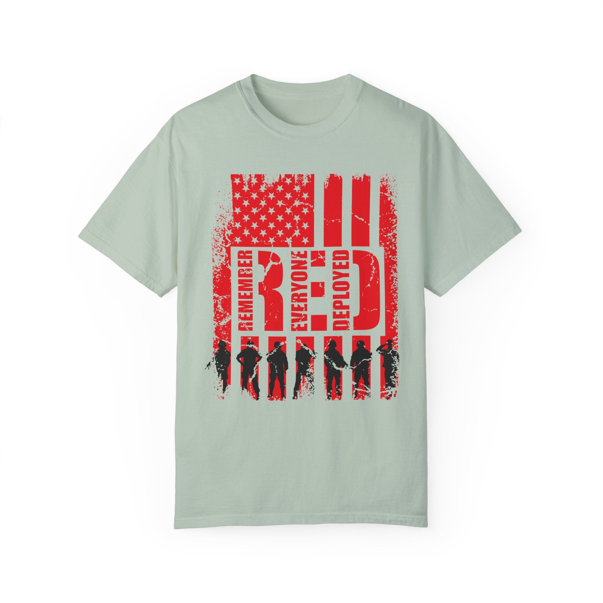 On Friday We Wear Red T-shirt, We Wear Red Remember Everyone Deployed, American Flag Military Shirt, American Flag Us Veteran T-shirt