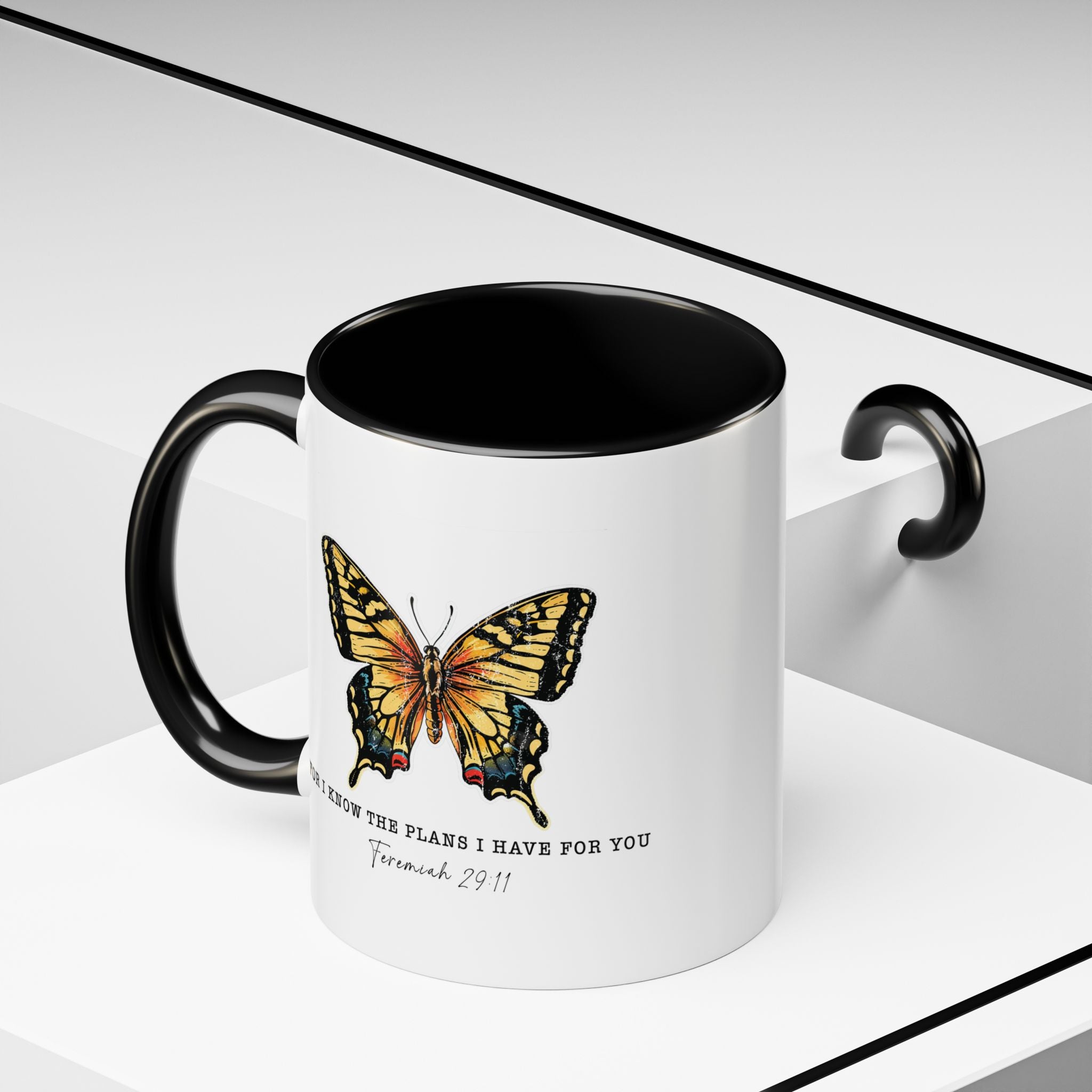 Religious Coffee Mug, Jesus Mug, For I Know The Plans I Have For You, Christian Cup, Faith Mug, Bible Verse