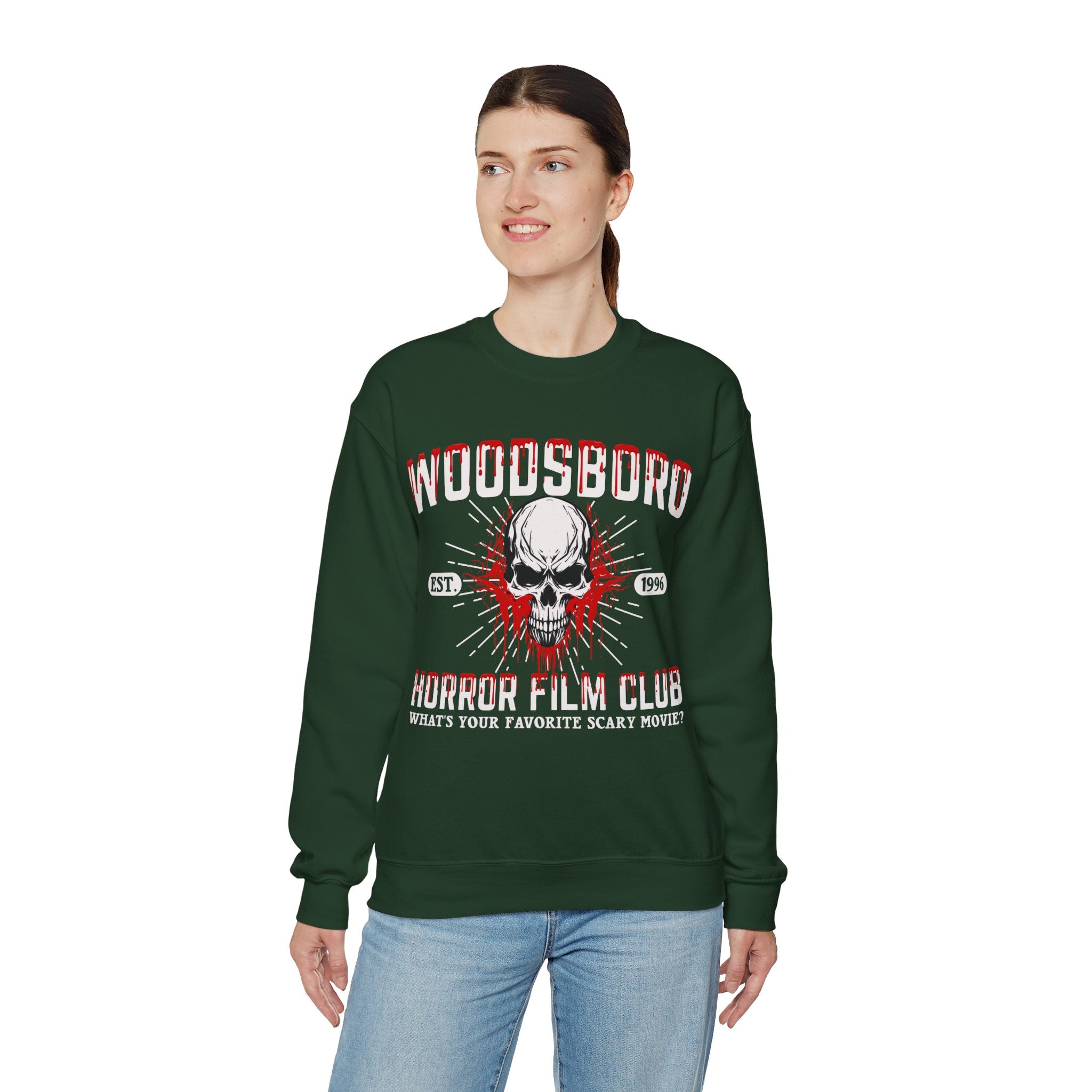 Woodsboro Sweatshirt, Woodsboro Horror Film Club Shirt, 90s Horror Movie Tee, Horror Movie Shirt, Woodsboro High Sweater, Horror Movie Gifts