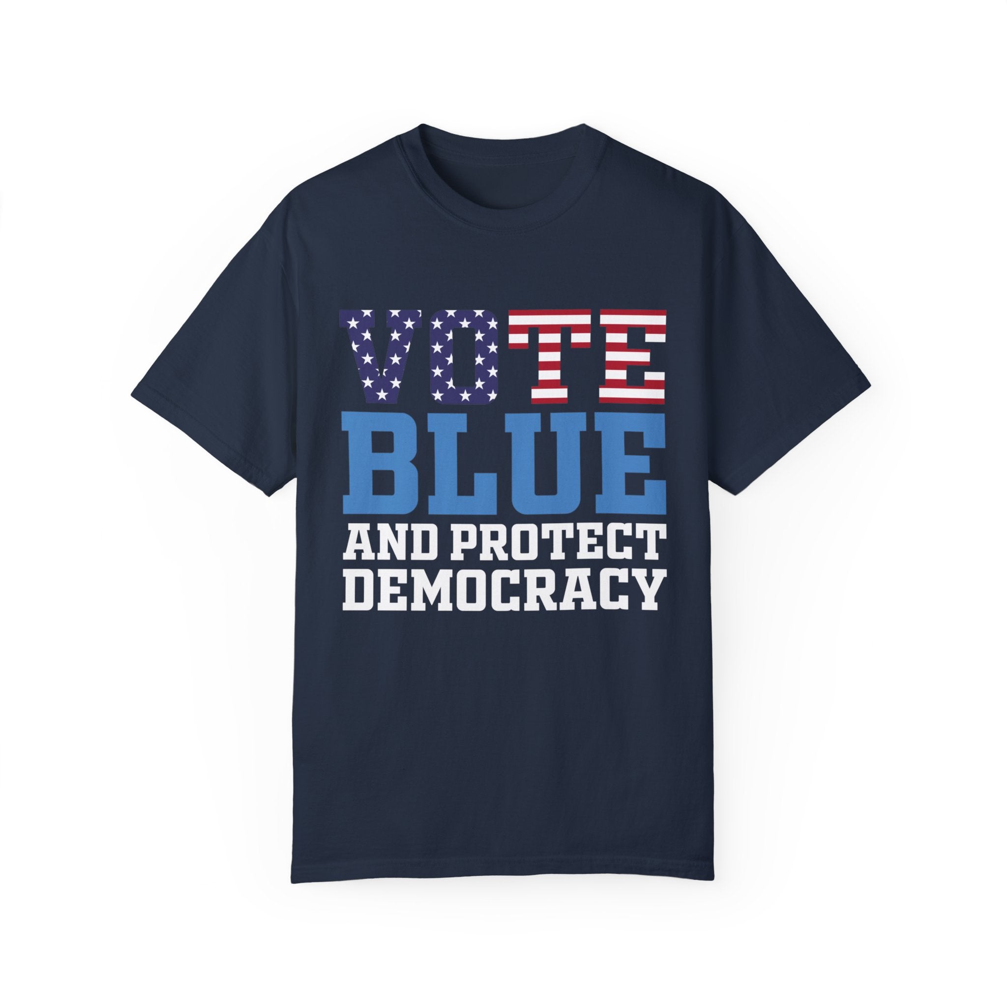 Vote Blue Save Democracy Premium T-Shirt, Democrat Shirt, Anti Trump Anti Fascist Shirt