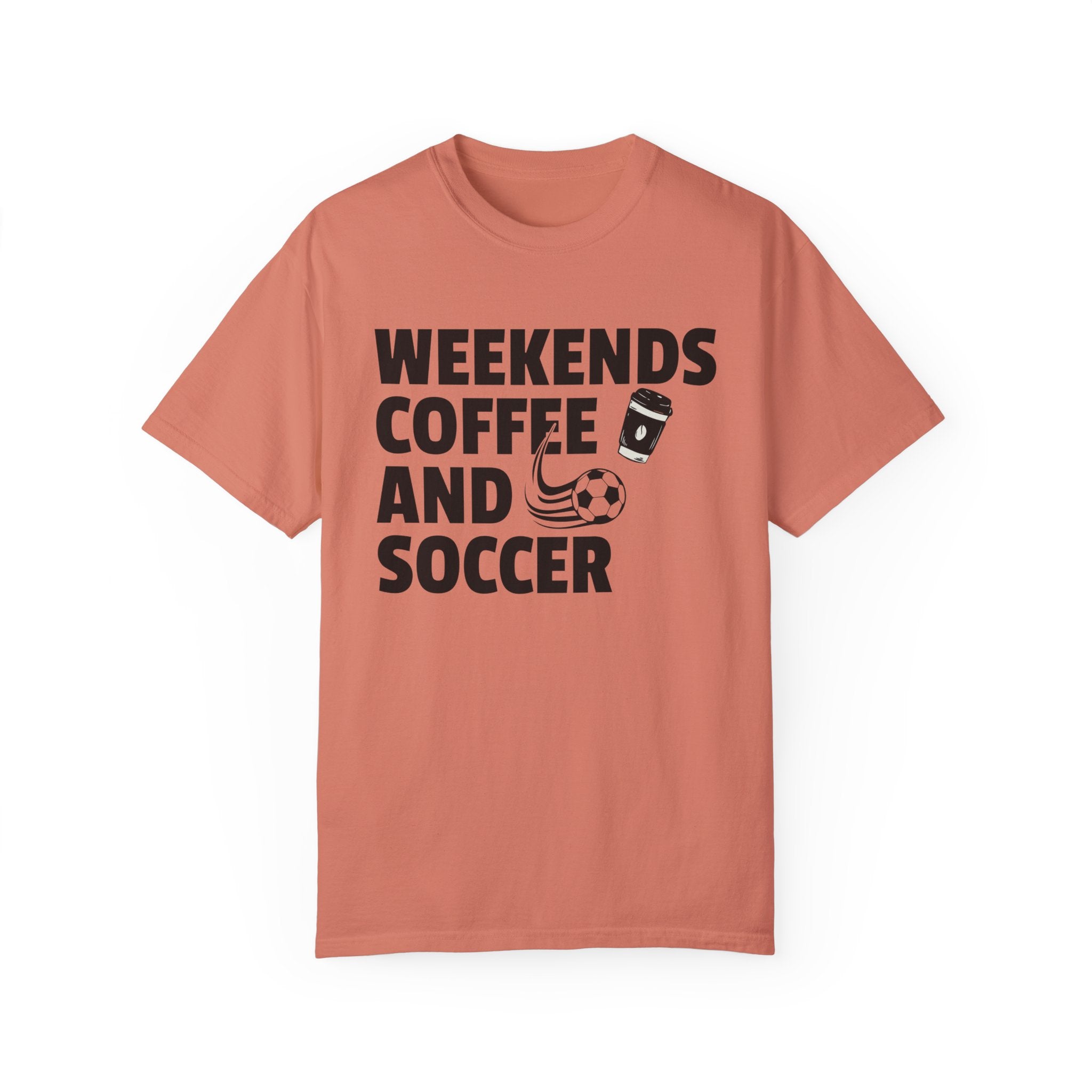 Weekends Coffee and Soccer Shirt For Soccer Lover, Sports Mom Tshirt For Mothers Day, Soccer Gift For Her, Game Day Gift Tee, Coffee T-Shirt