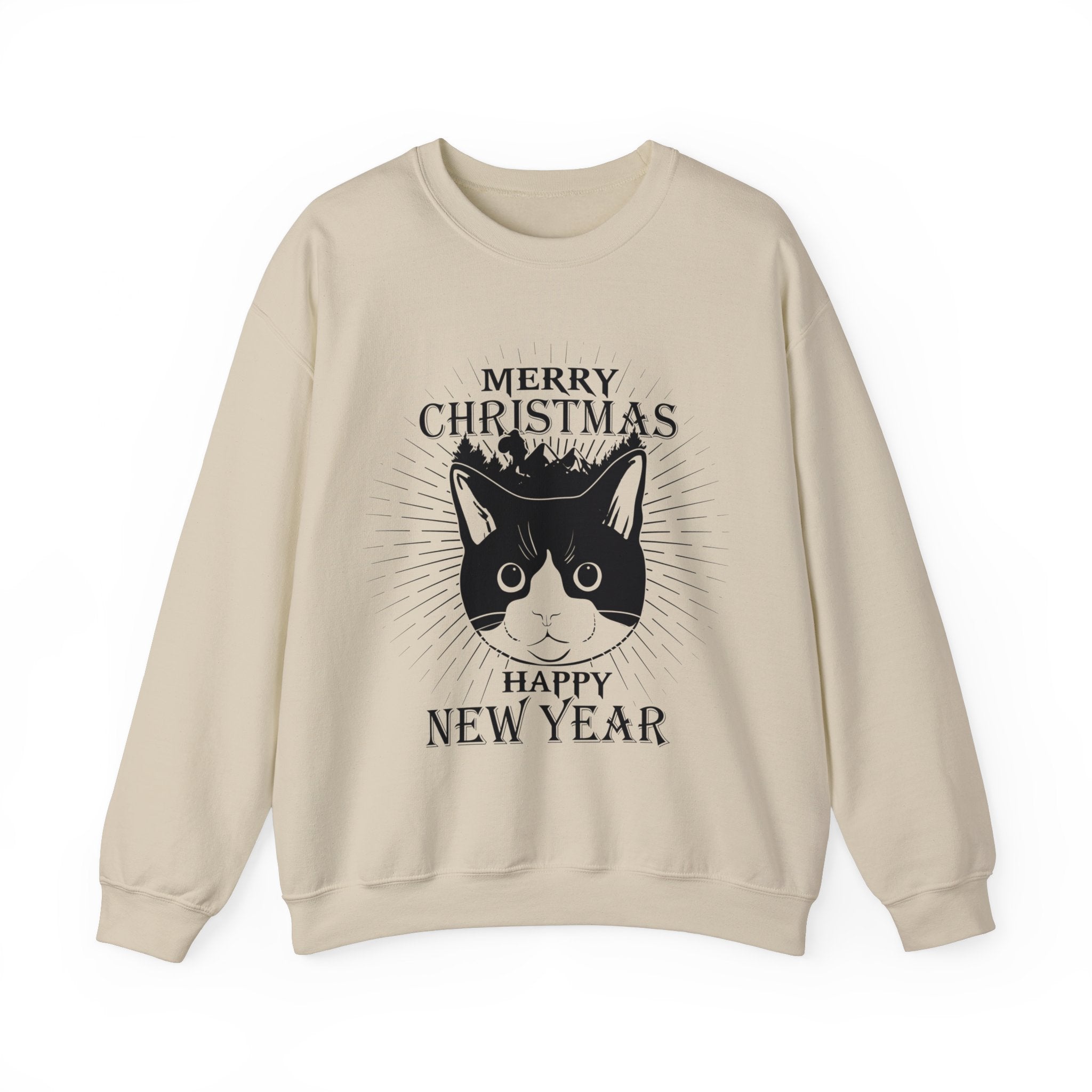 Meowy Christmas Sweatshirt, Cat Christmas Shirt, Cat Lover Christmas, Cute Christmas Shirt, Kitten Christmas, Animal Lover, Cat Mom Christmas