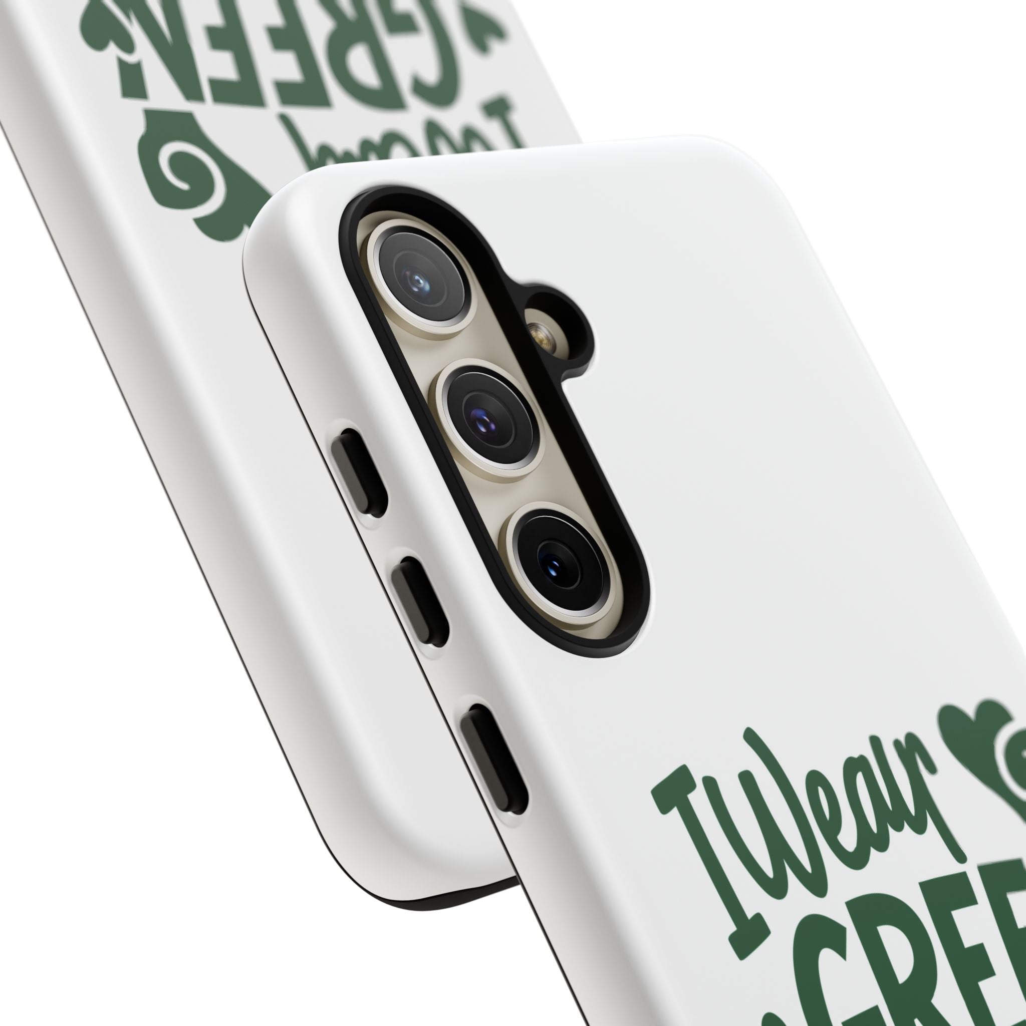I Wear Green For Mental Health Awareness Phone Cases, Mental Health Matters Phone Case, Inspirational Phone Case, Motivational Phone Case, iPhone, Google Pixel & Samsung Galaxy