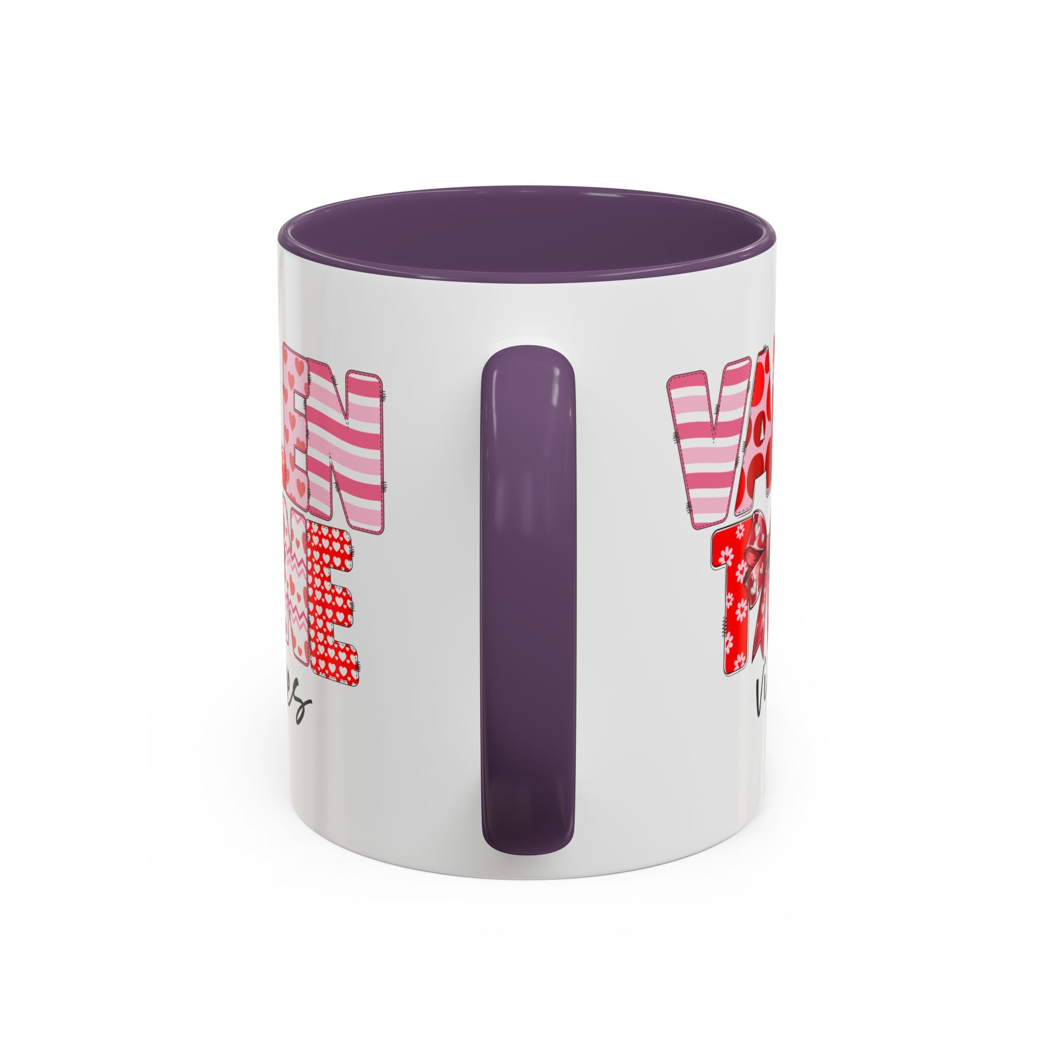 Valentine Vibes Coffee Mug, Coquette Valentine Vibes Mug, Brushstroke Valentine Coffee Cup, Gift For Her