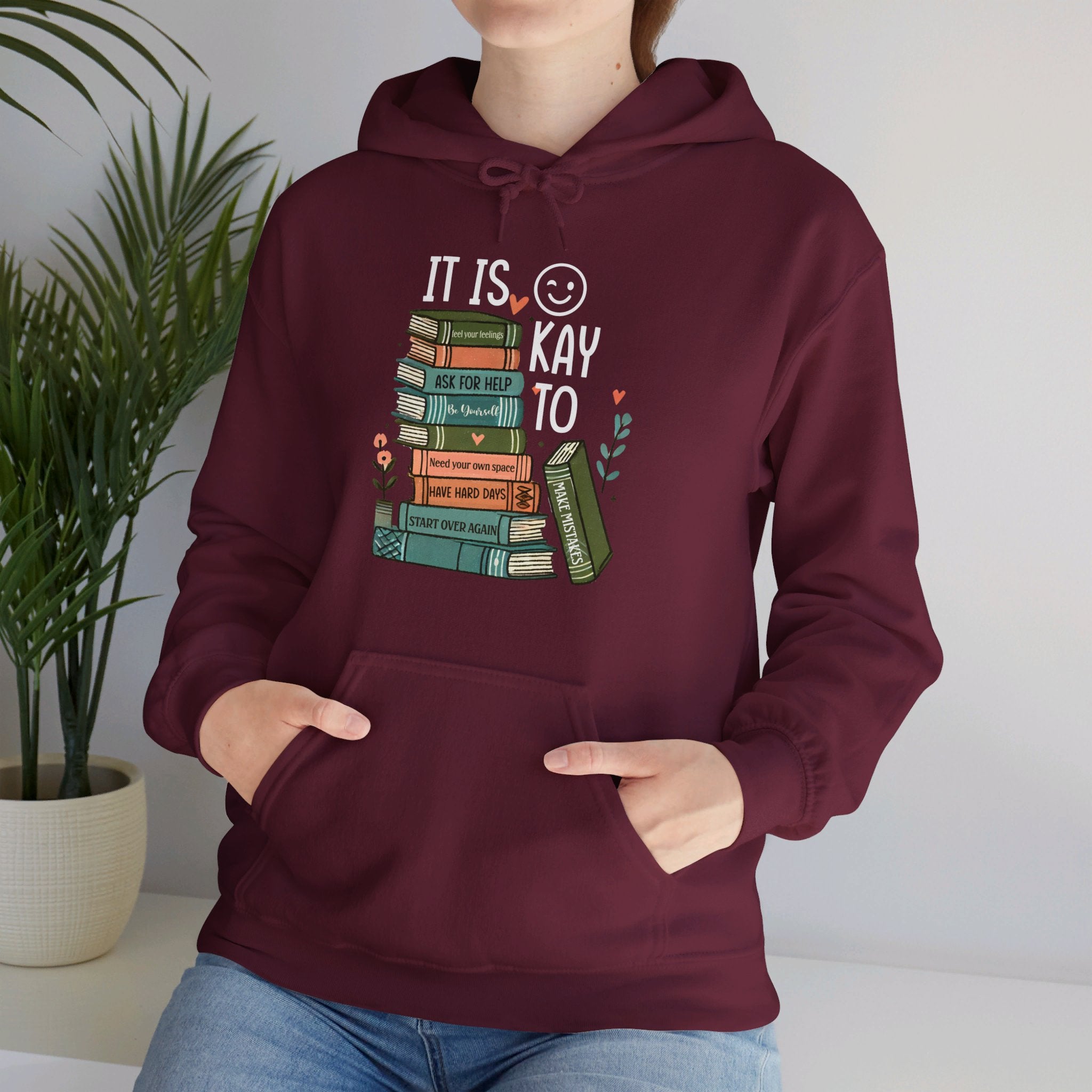 It Is Okay To Hoodie, Mental Health Hoodie, Mental Health Gifts, Mental Health Awareness, Therapist Gifts, Social Worker Hoodie