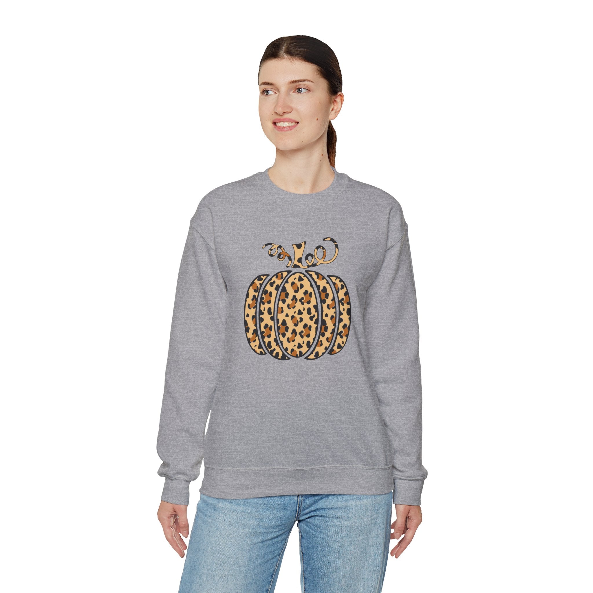 Leopard Pumpkin Sweatshirt, Cheetah Pumpkin Shirt, Thanksgiving Shirt, Thankful Shirt, Fall Shirt, Hello Pumpkin