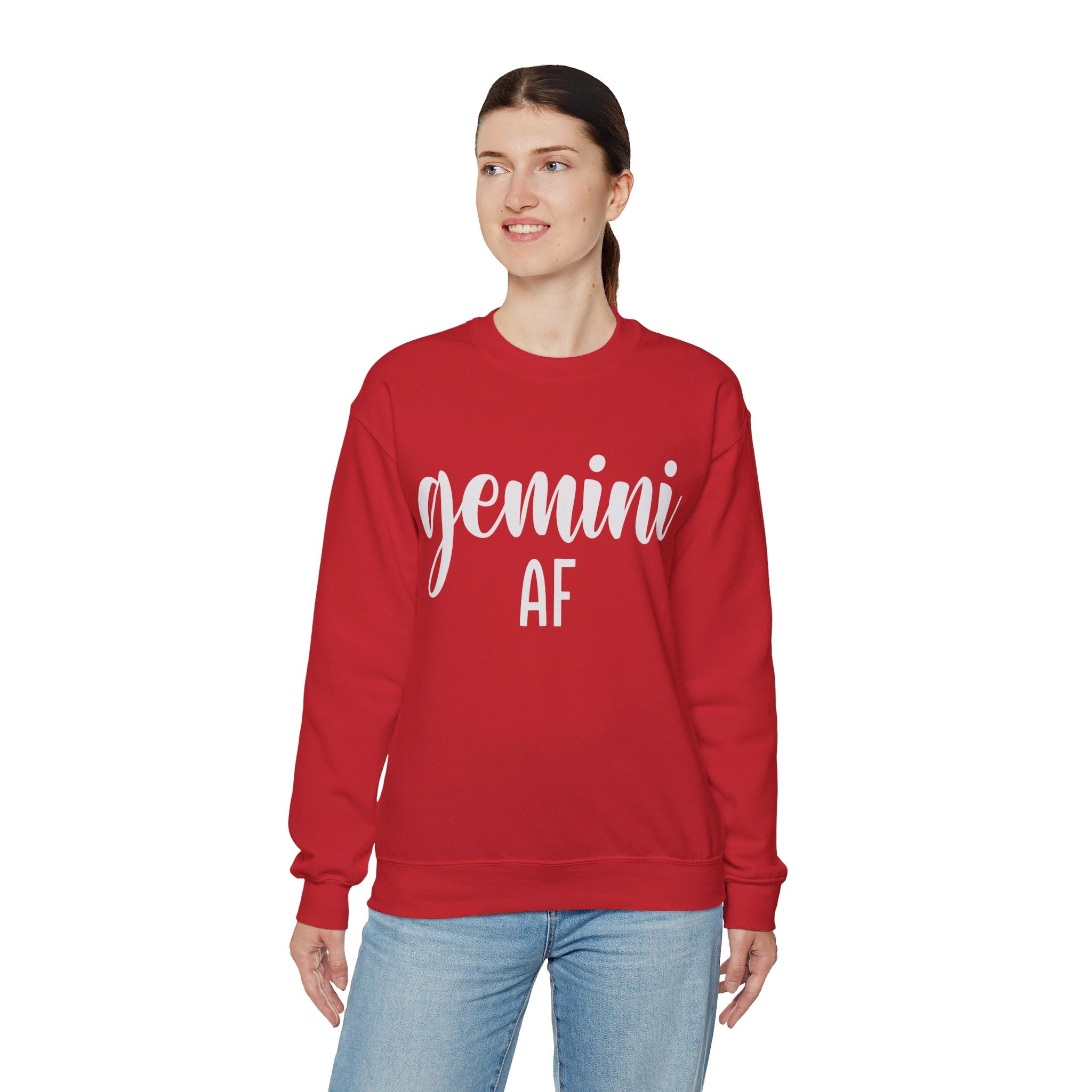 Gemini AF Sweatshirt, Gemini Sweatshirt, Gemini Sign Crewneck, Gemini Gifts, Gemini Birthday Gift, Zodiac Shirt