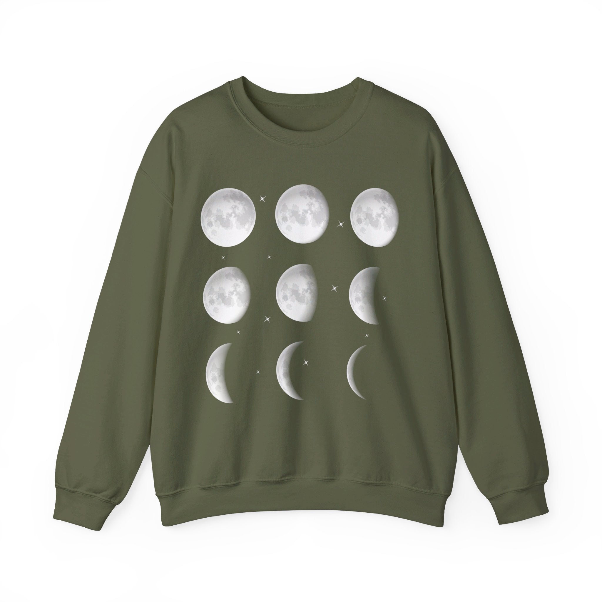 Moon Phase Sweatshirt, Celestial Shirt, Astrology Shirt, Spiritual Shirt, Aesthetic Shirt, Moon Sweatshirt, Mystical Shirt, Astronomy Shirt, Retro Tee