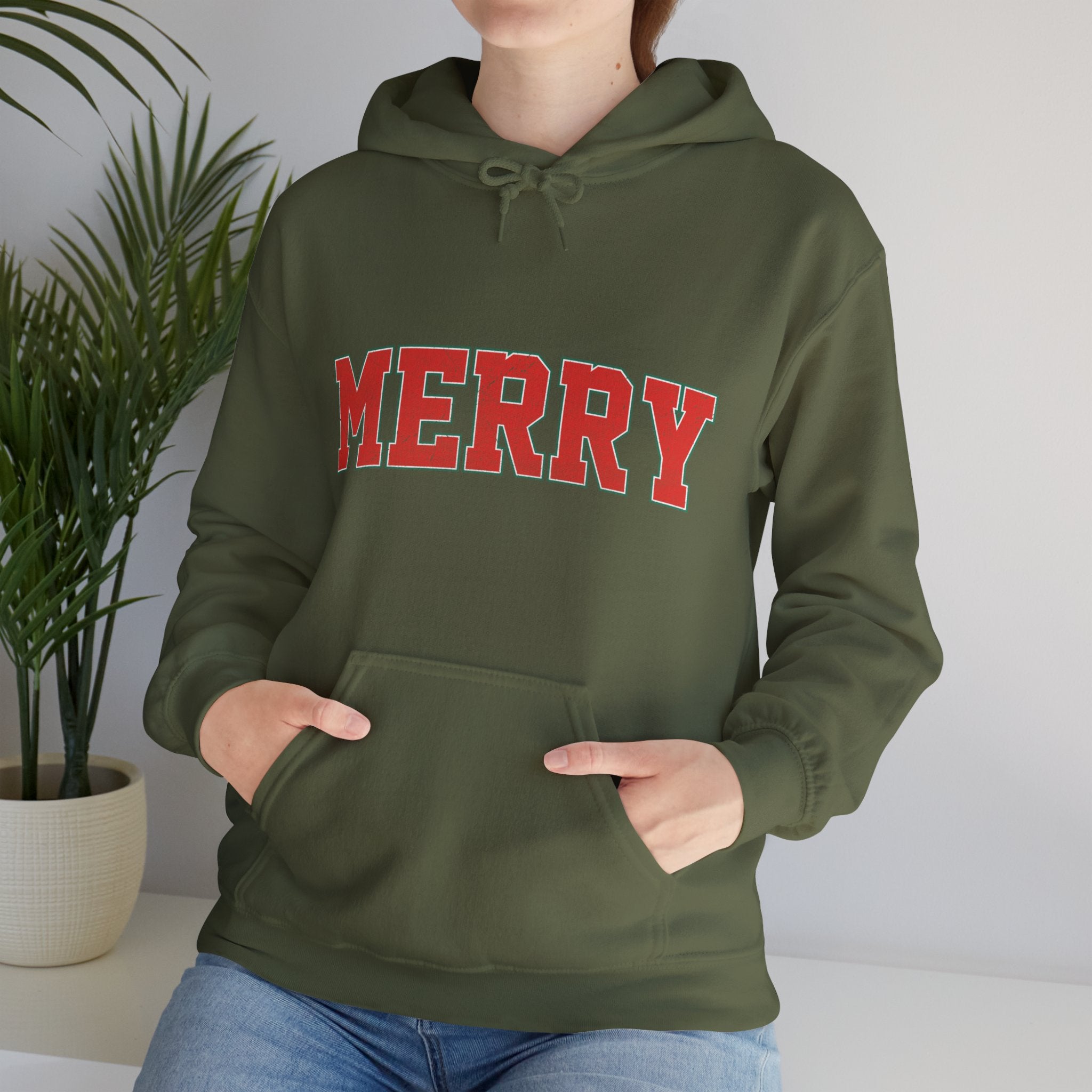 Merry Christmas Hoodie, Christmas Hoodie, Cute Winter Merry Hoodie, Christmas Shirt for Women, Christmas Hooded Sweatshirt, Holiday Sweater