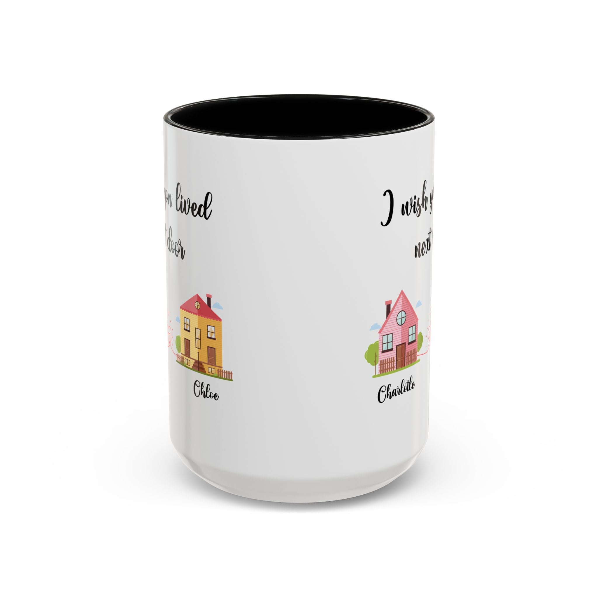 I Wish You Lived Next Door Mug, Bestie Coffee Mug, Long Distance Mug, Moving Away Mug, Best Friend Christmas, Bestie Birthday Gift, Bff Mug