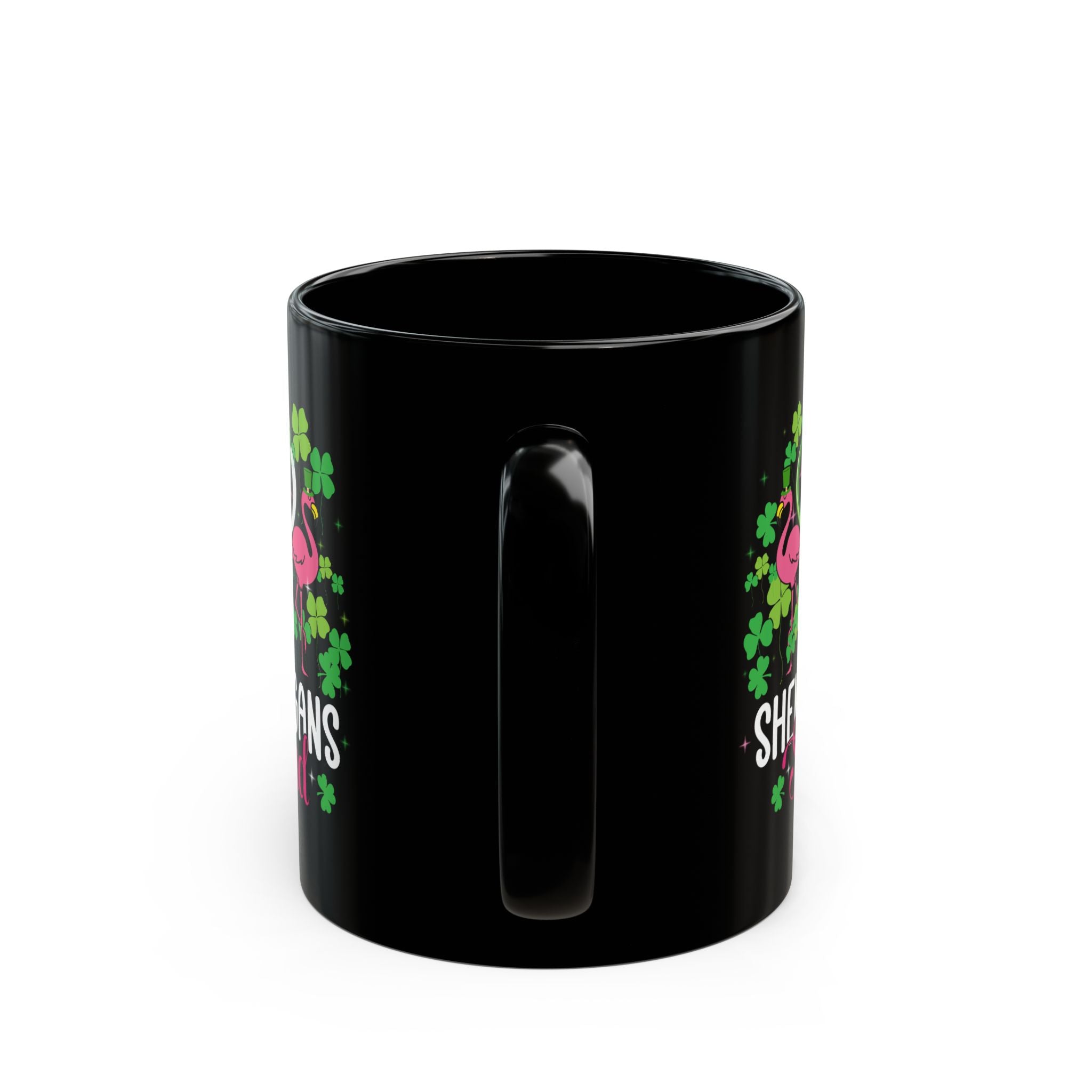 Shenanigan Squad Irish Flamingo Coffee Mug,  St Patricks Day Bird Animal Mug, Coffee Lover Gifts, Flamingo Lover Gift, Flamingo Gifts