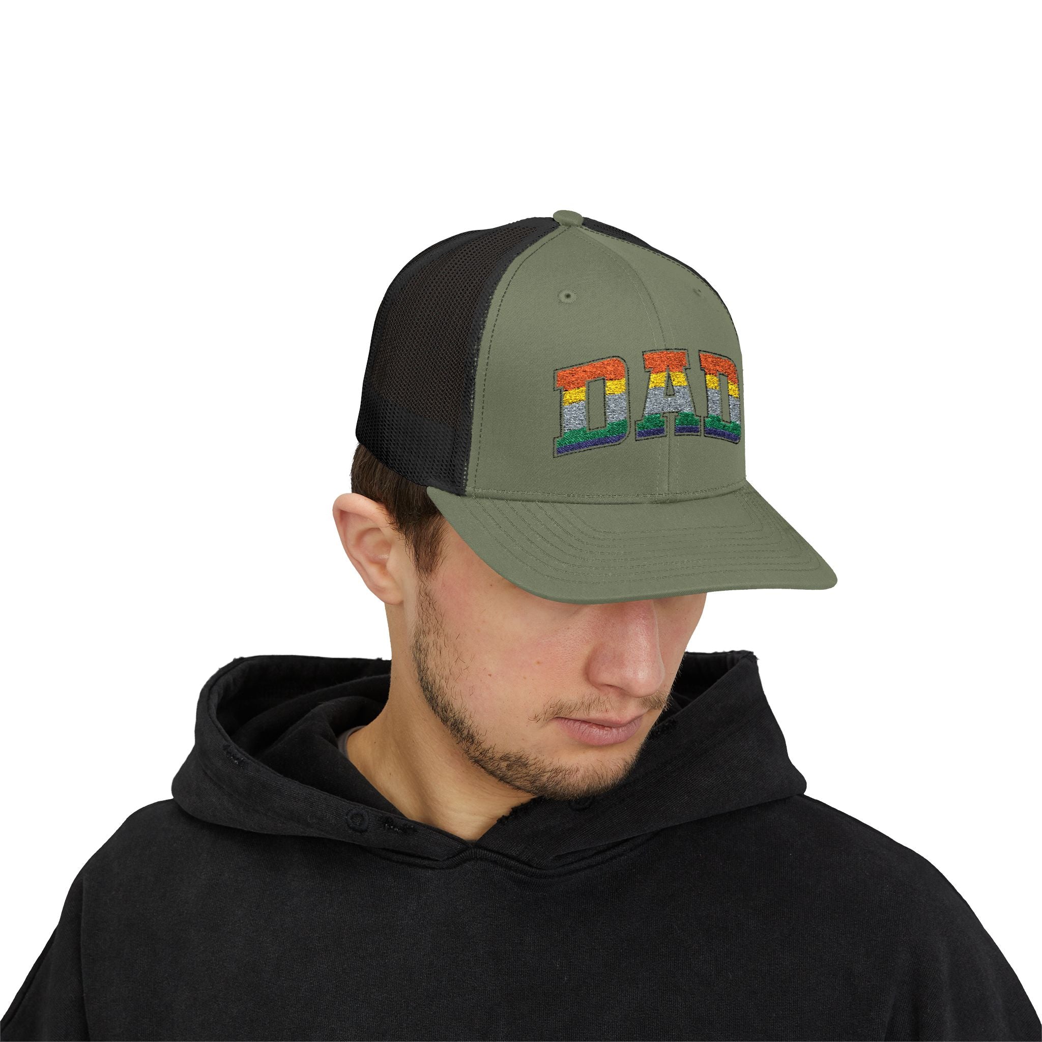 Dad Embroidered Trucker Cap, New Dad Gift, Dad Pregnancy Reveal, Dad Hat, Father's Day Gifts from Kids, Birthday Gift for Dad, Gift for Him