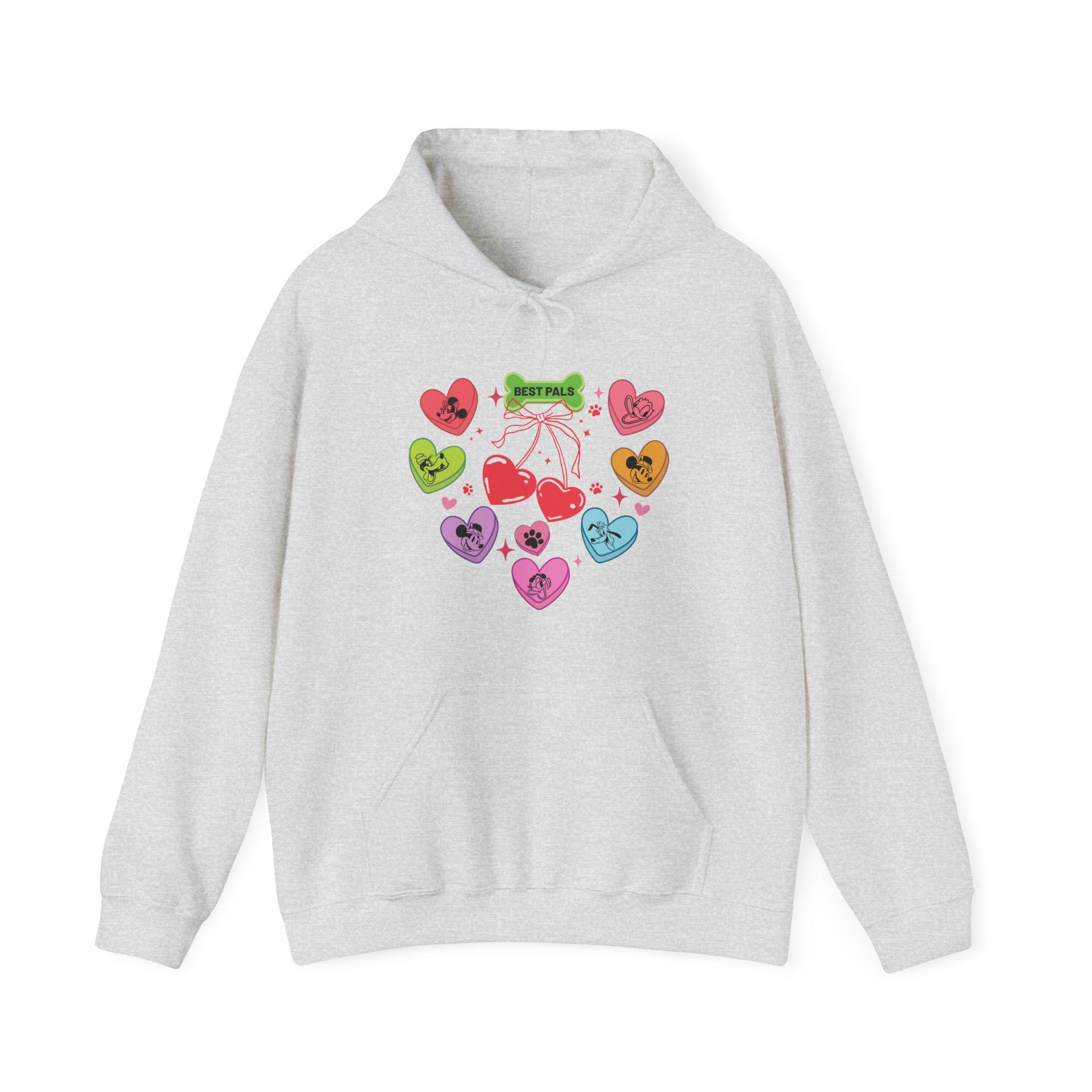 Mickey And Friends Valentine Hoodie, Disney Hearts Hoodie, Love Sweat, Disney Valentines Sweatshirt, Valentines Day Gift, Couple Hoodie