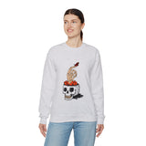 Skull skeleton hand halloween Sweatshirt, Skeleton Hand T-Shirt, Skeleton Shirt, Horror Gift, Skeleton Rock Tee, Rock and Roll Shirt