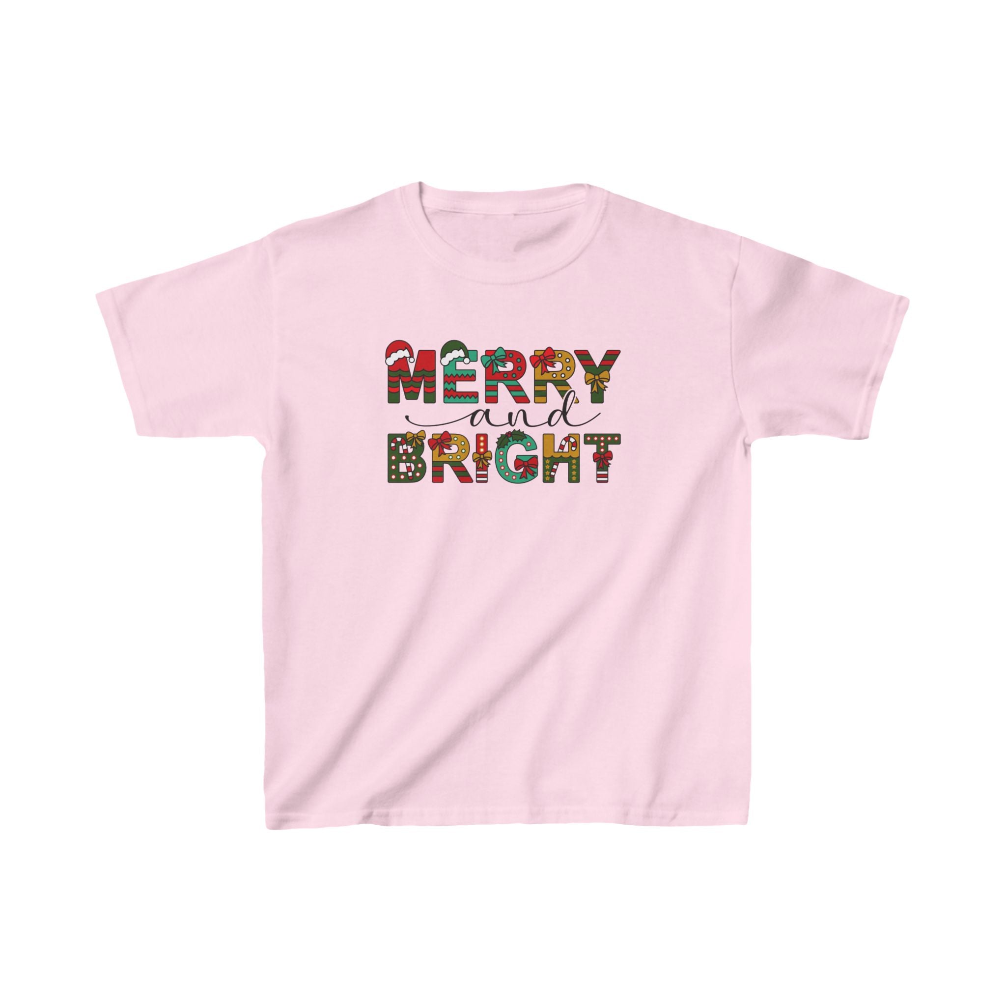 Merry And Bright Christmas Shirt for Kids, Christmas Shirts for Women, Toddler Holiday Shirts, Christmas Shirt, Gift For Christmas, Holiday Tee