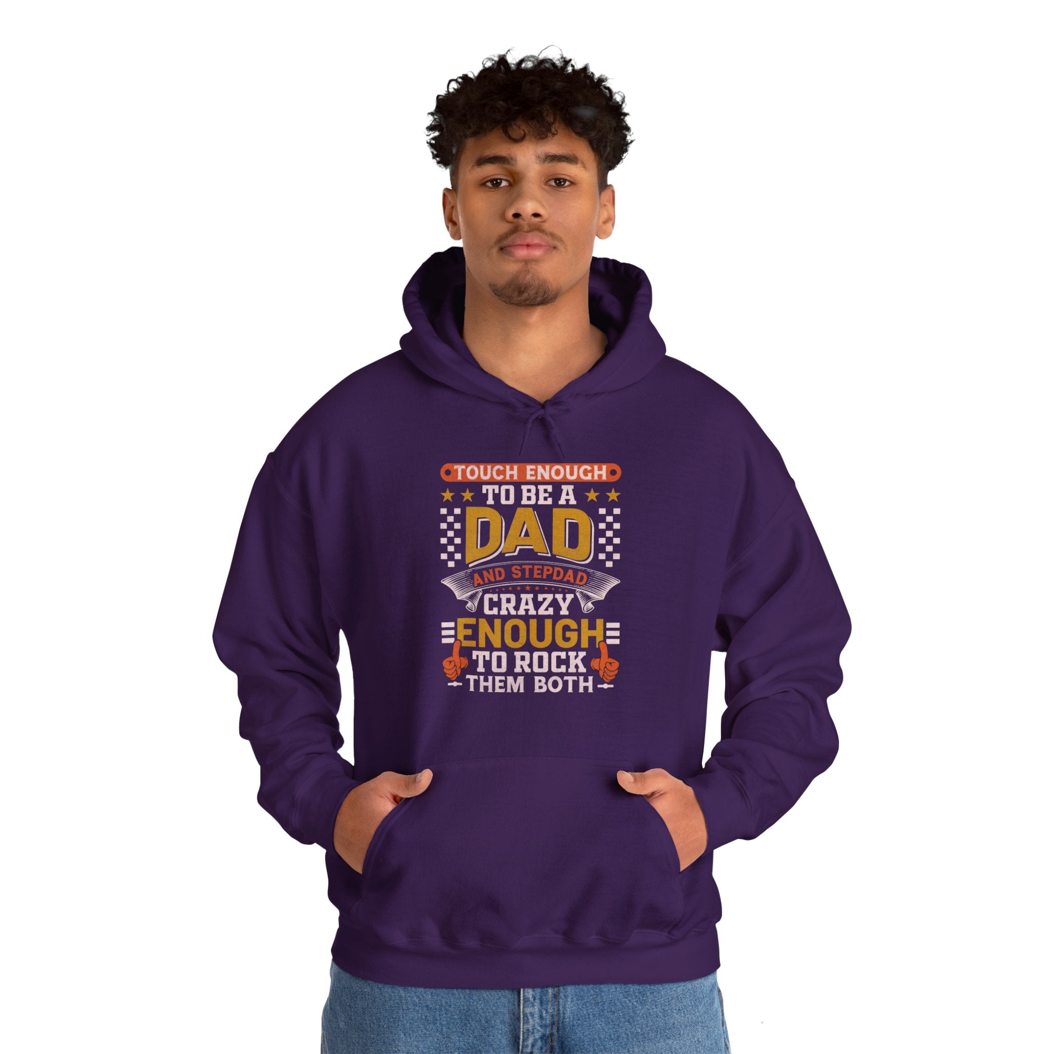 Tough Enough To Be A Dad & Step Dad Fathers Day Hoodie, Dad Shirt, Stepdad Shirt, Best Dad Ever Gift, Gift For Dad And Stepdad