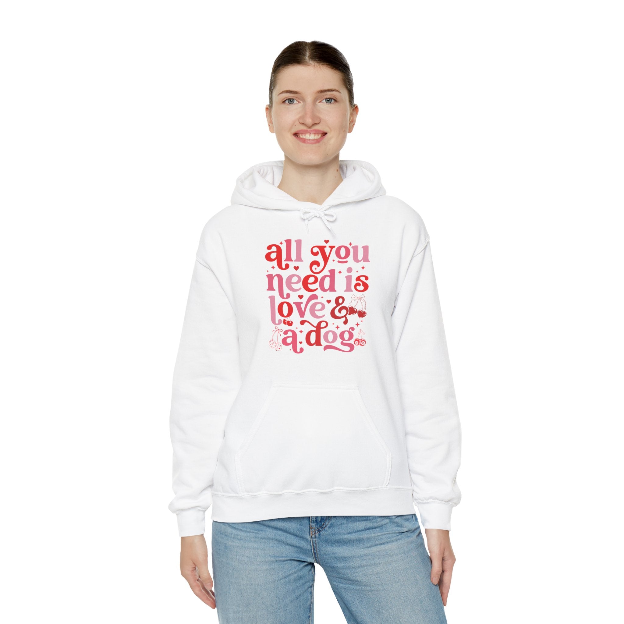 All You Need Is Love And A Dog Hoodie, Dog Lover Shirt, Dog Lover Gift, Dog Mom Shirt, Dog Quote Shirt, Dog Owner Shirt, Dog Mama Shirt