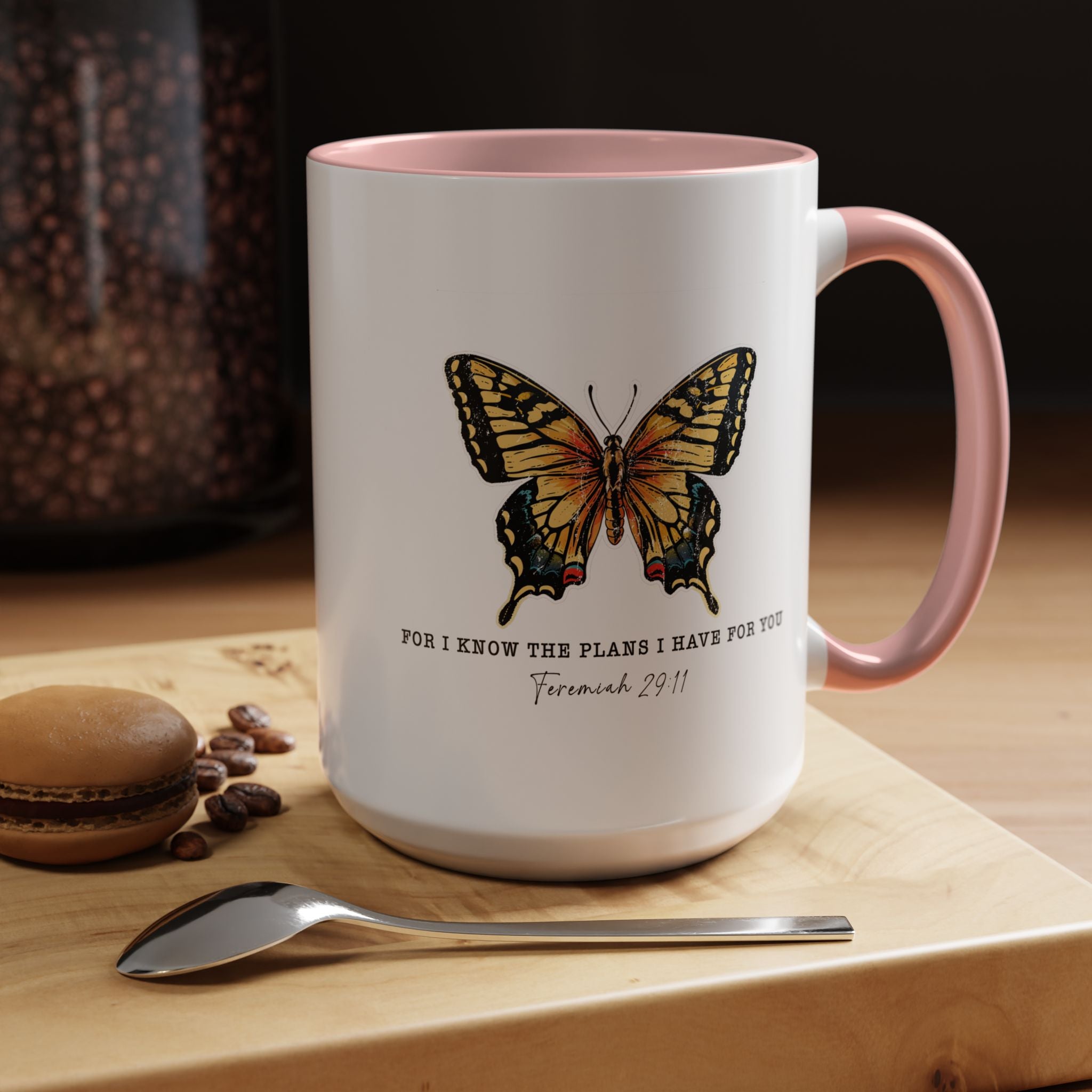 Religious Coffee Mug, Jesus Mug, For I Know The Plans I Have For You, Christian Cup, Faith Mug, Bible Verse