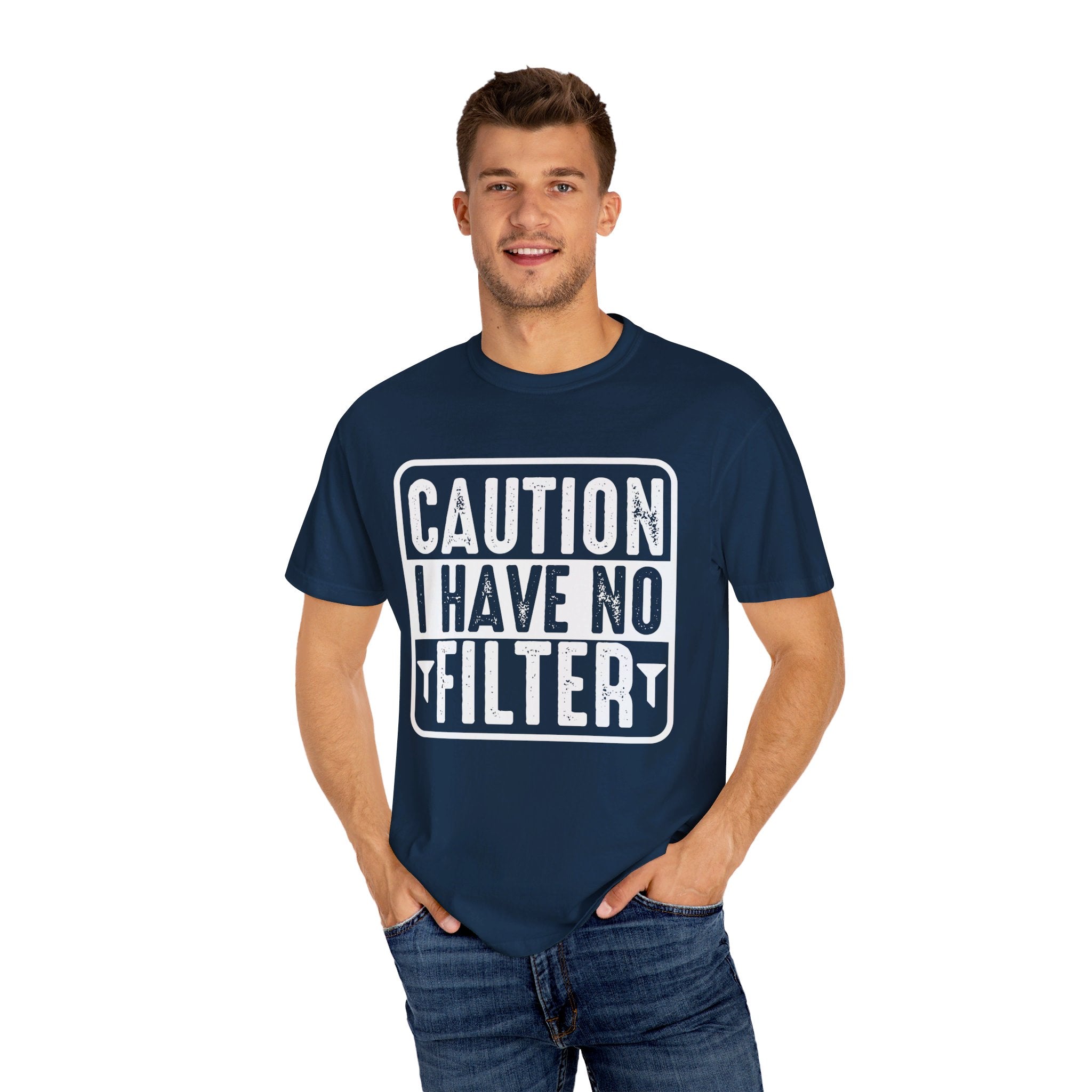 Caution I Have No Filter shirt, Sassy Shirt, Sarcastic tee, Funny Saying Shirt