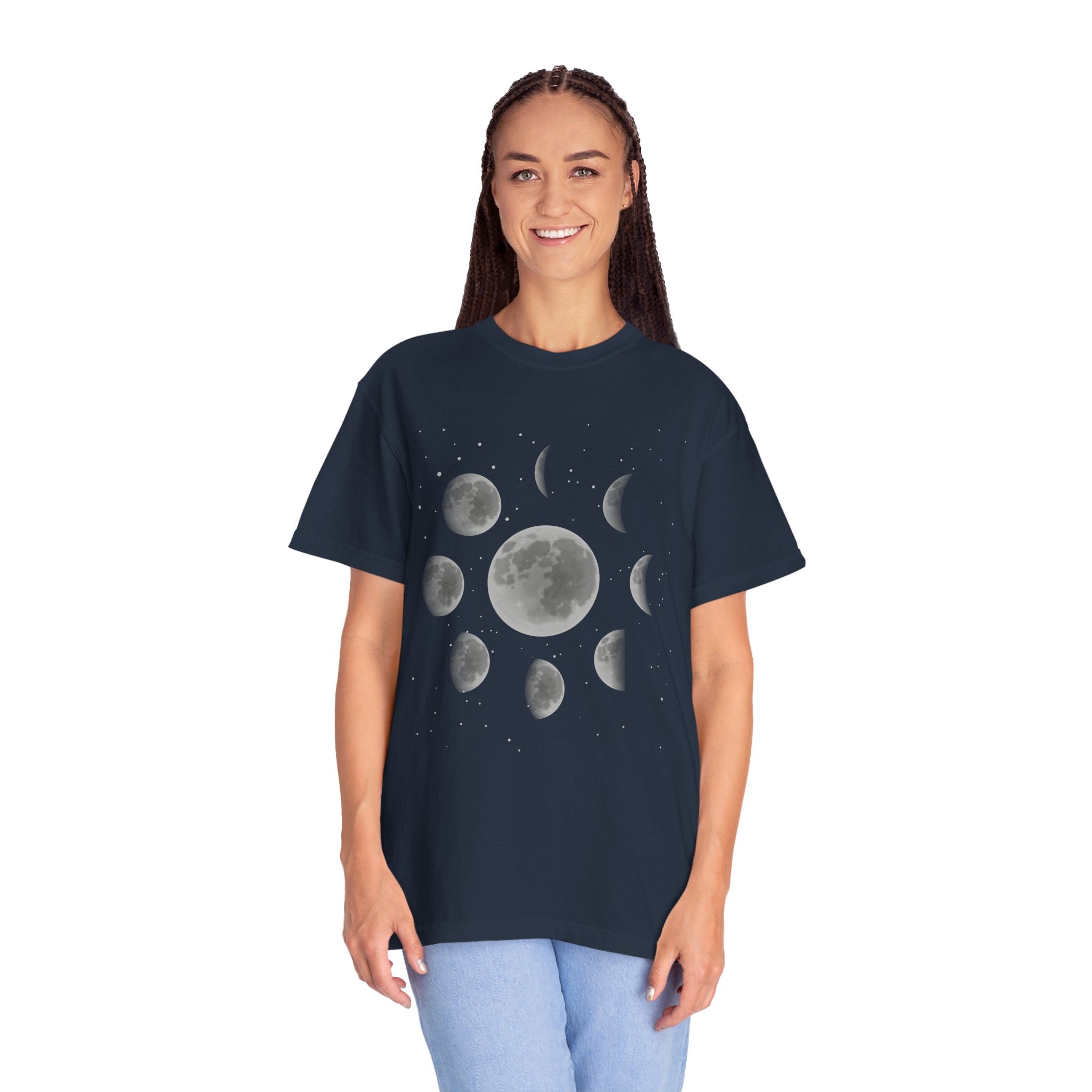 Moon Phase Lunar Shirt, Celestial Shirt, Astrology Tee, Spiritual Shirt, Aesthetic Shirt, Moon Shirt, Mystical Shirt, Astronomy Shirt