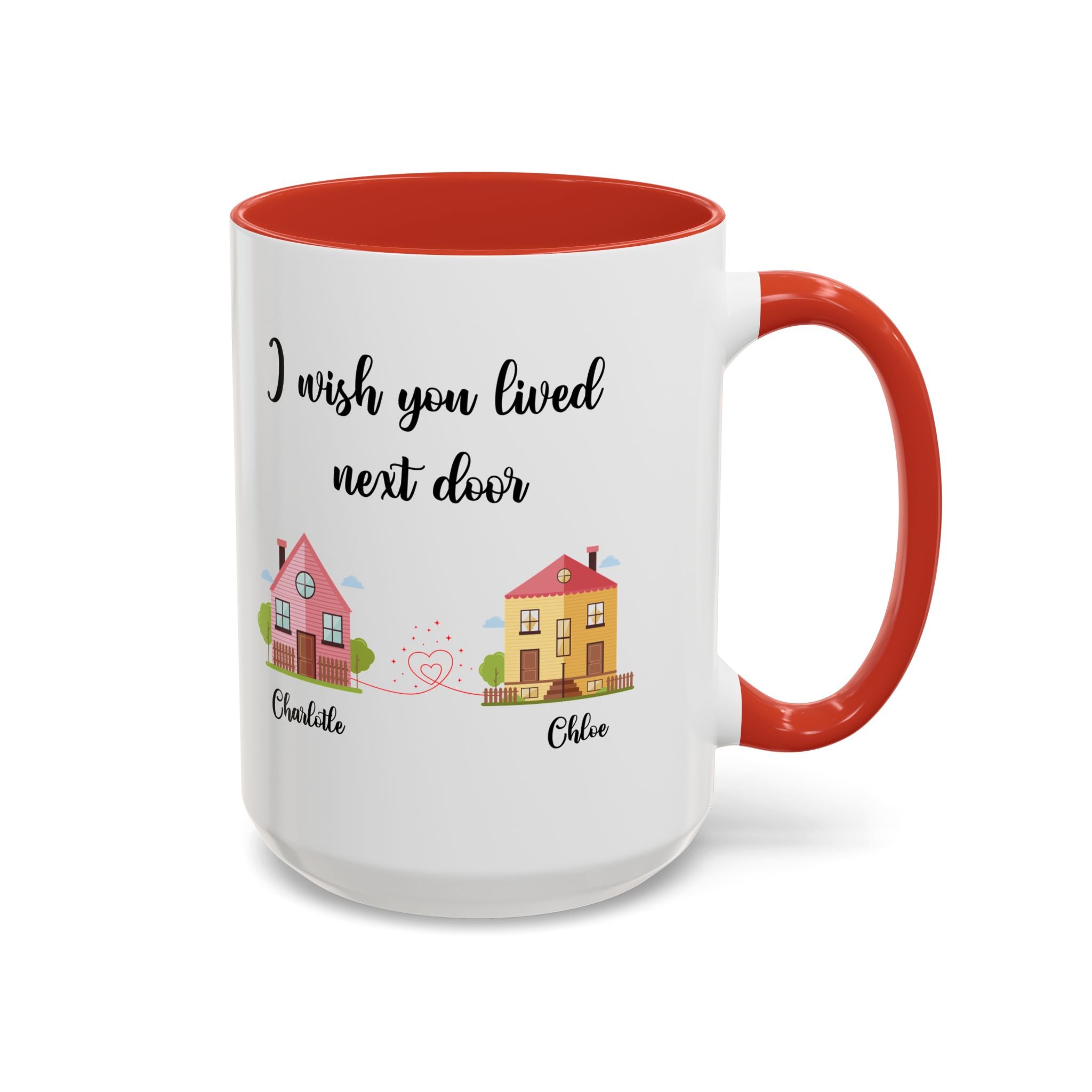 I Wish You Lived Next Door Mug, Bestie Coffee Mug, Long Distance Mug, Moving Away Mug, Best Friend Christmas, Bestie Birthday Gift, Bff Mug