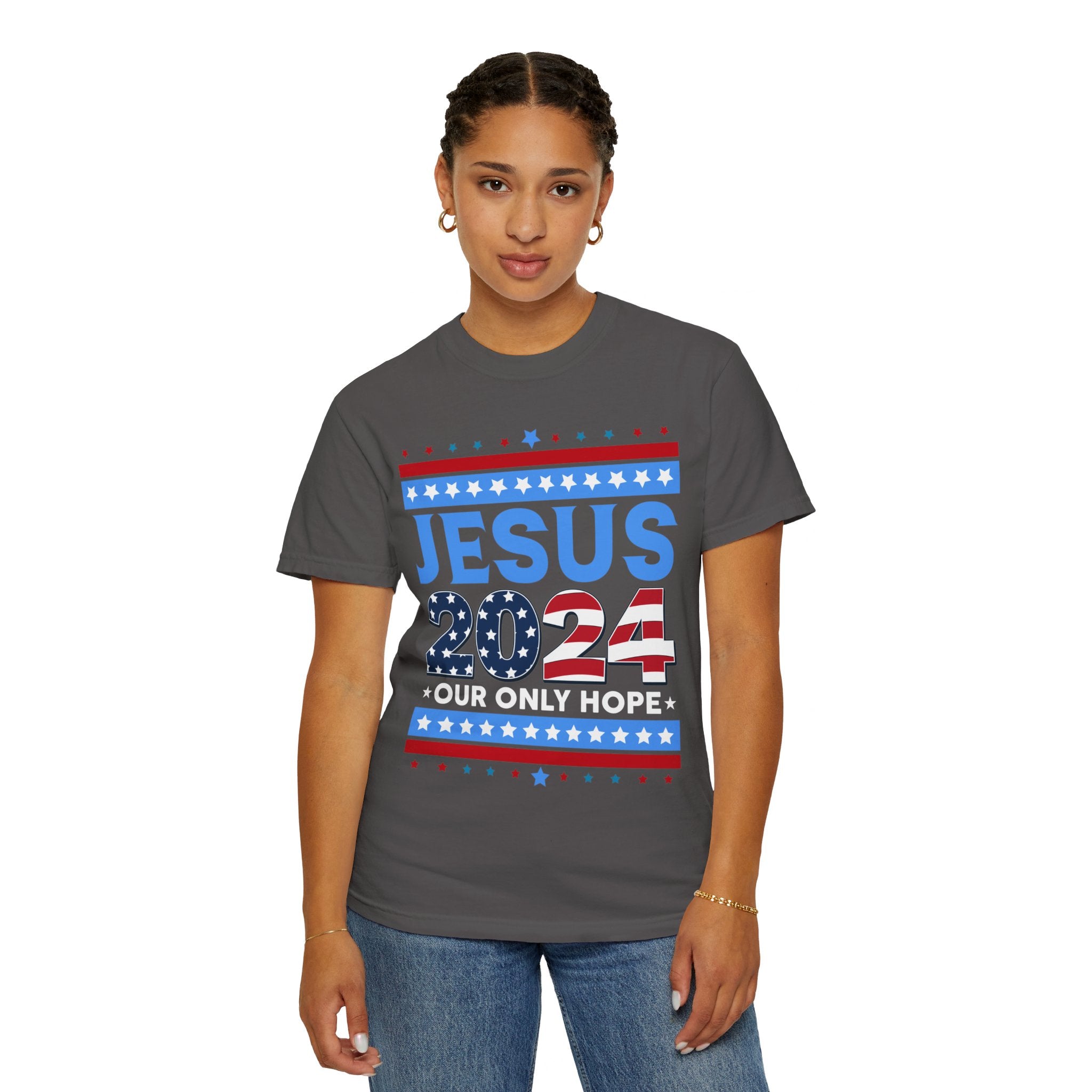 Jesus 2024 Our Only Hope Shirt, Jesus 2024 Sweatshirt, Make America Pray Again, Political T-shirts, Unisex Jesus Lover Shirt, Trendy Christian Shirt