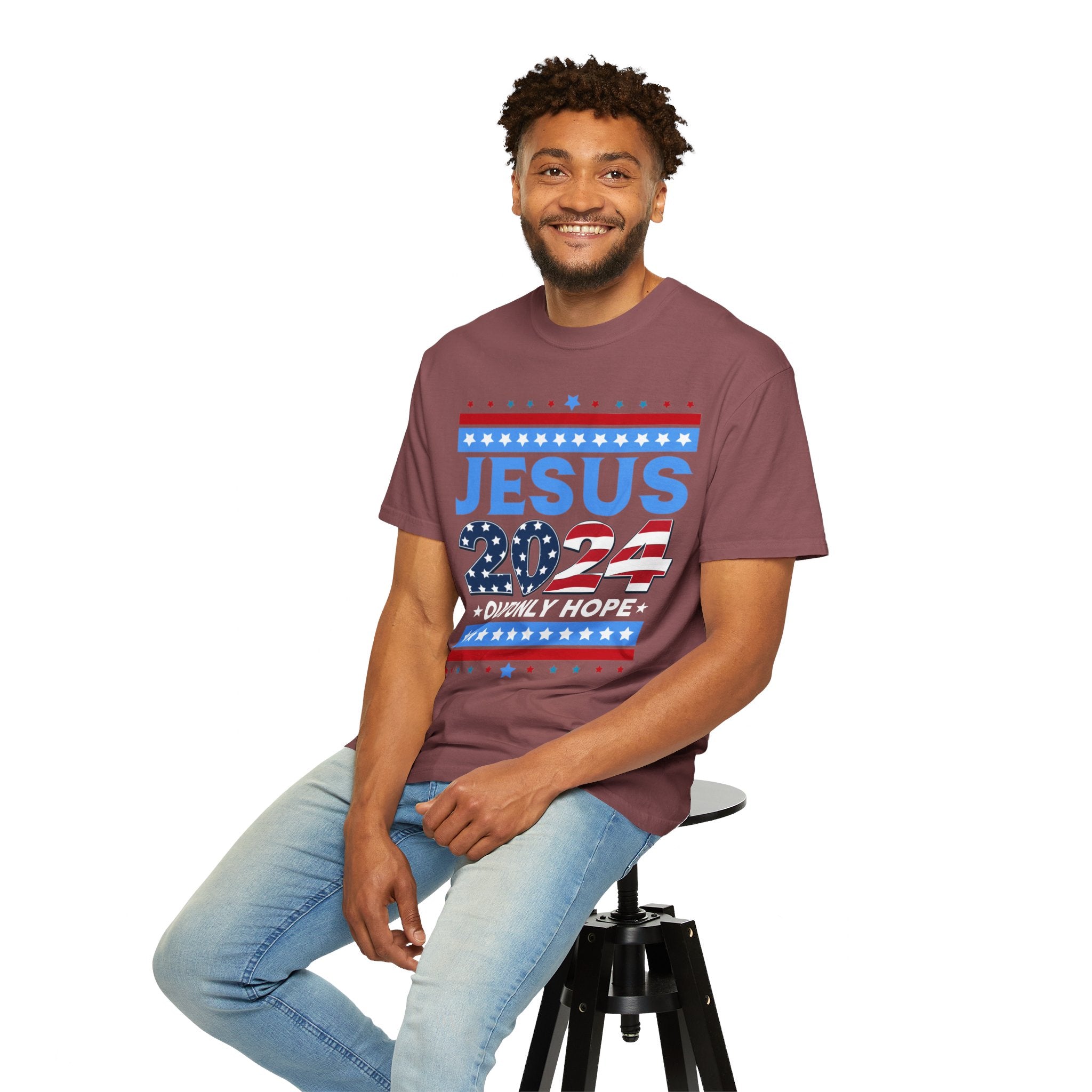 Jesus 2024 Our Only Hope Shirt, Jesus 2024 Sweatshirt, Make America Pray Again, Political T-shirts, Unisex Jesus Lover Shirt, Trendy Christian Shirt