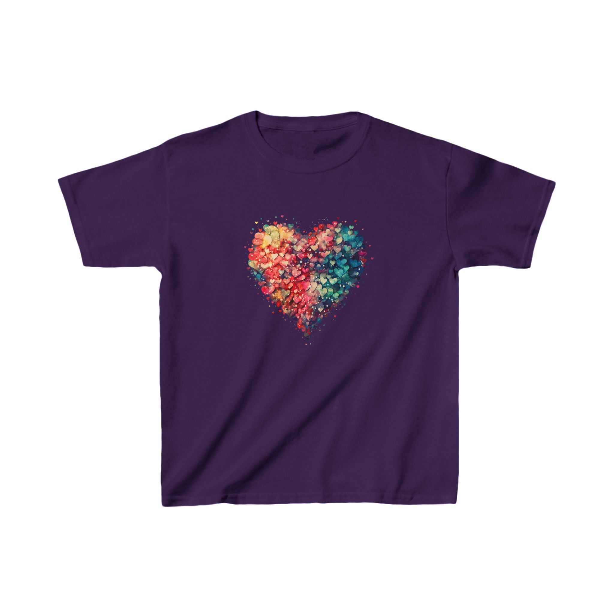 Watercolor Heart Kids Shirt, Love Heart Kids Tee, Watercolor Shirt, Valentine's Day Tee, Valentine's Day Tee, Cute Heart, Teachers Valentines