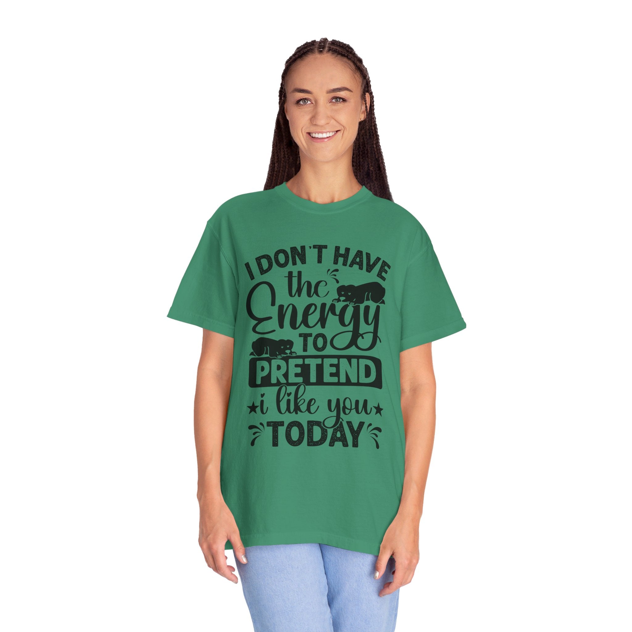 I Don't Have The Energy To Pretend I Like You Today Shirt, Funny Sarcastic Shirt, Sarcastic Quote Shirt, Sarcastic Shirt, Funny Women's Tee