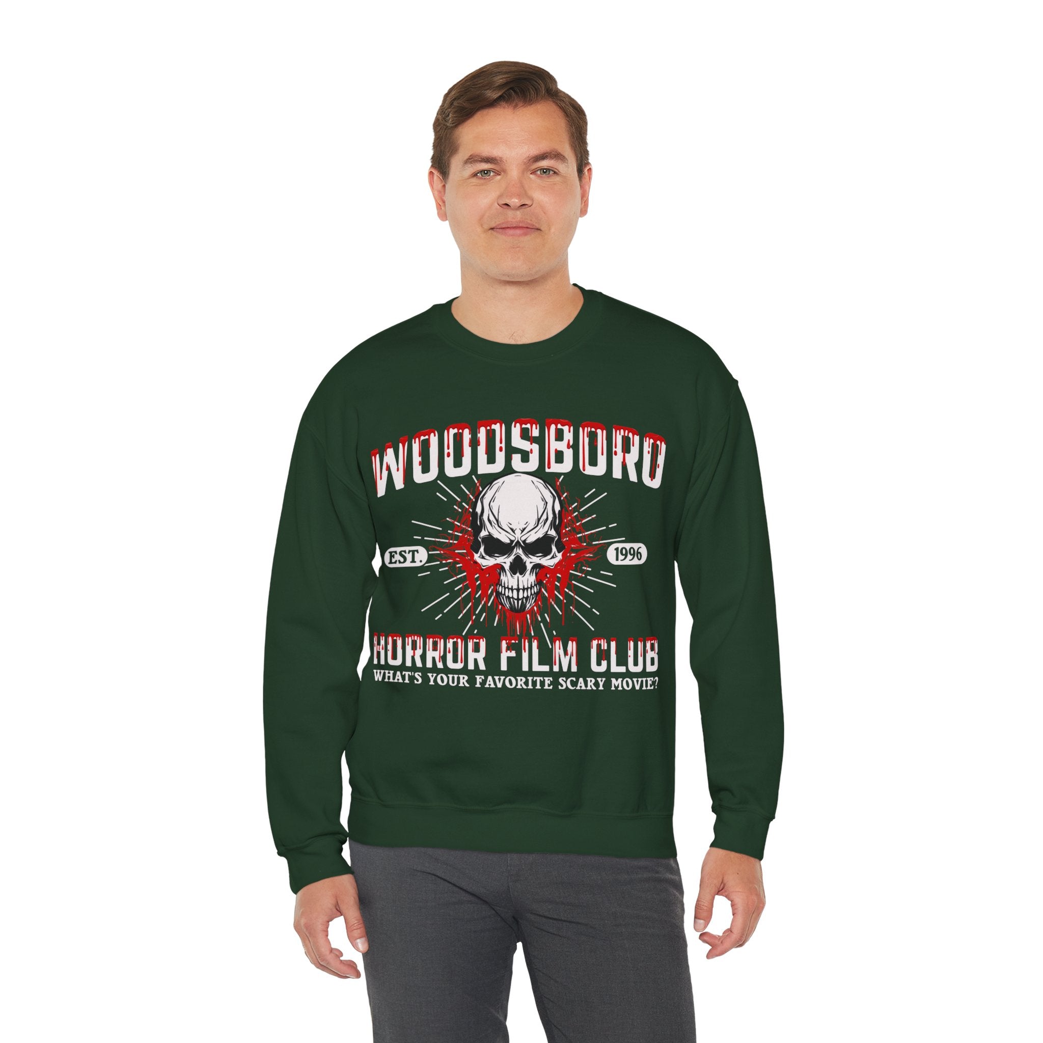 Woodsboro Sweatshirt, Woodsboro Horror Film Club Shirt, 90s Horror Movie Tee, Horror Movie Shirt, Woodsboro High Sweater, Horror Movie Gifts