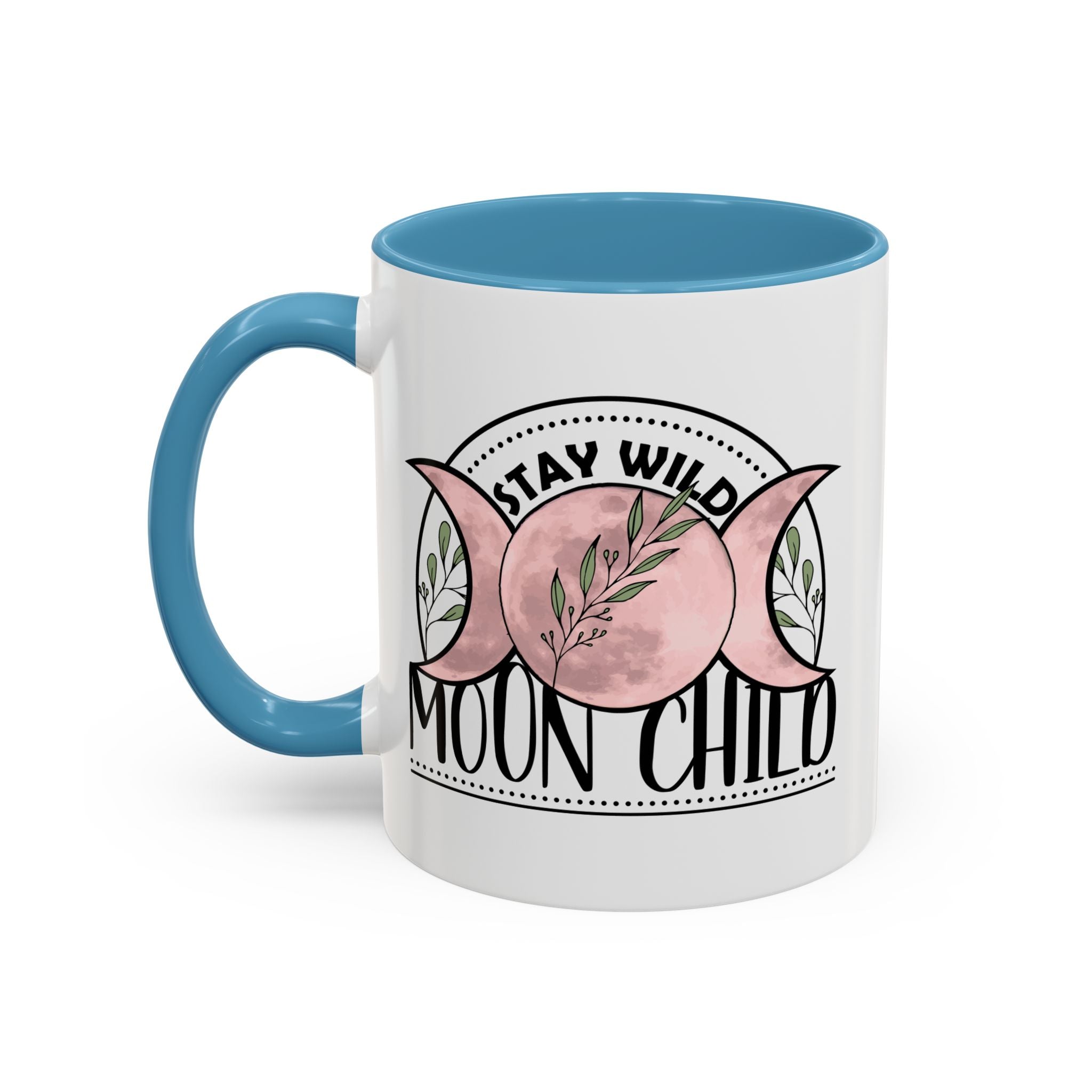 Stay Wild Moon Child Mug, Moon Coffee Mug, Witchy Mug, Mystical Mug, Nature Mug, Gift Mug, Boho Coffee Mug