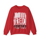 Red Friday Remember Everyone Deployed Sweatshirt, Red Friday Sweater, American Flag Us Veteran Sweatshirt, Red Friday Shirt, Veteran Shirt