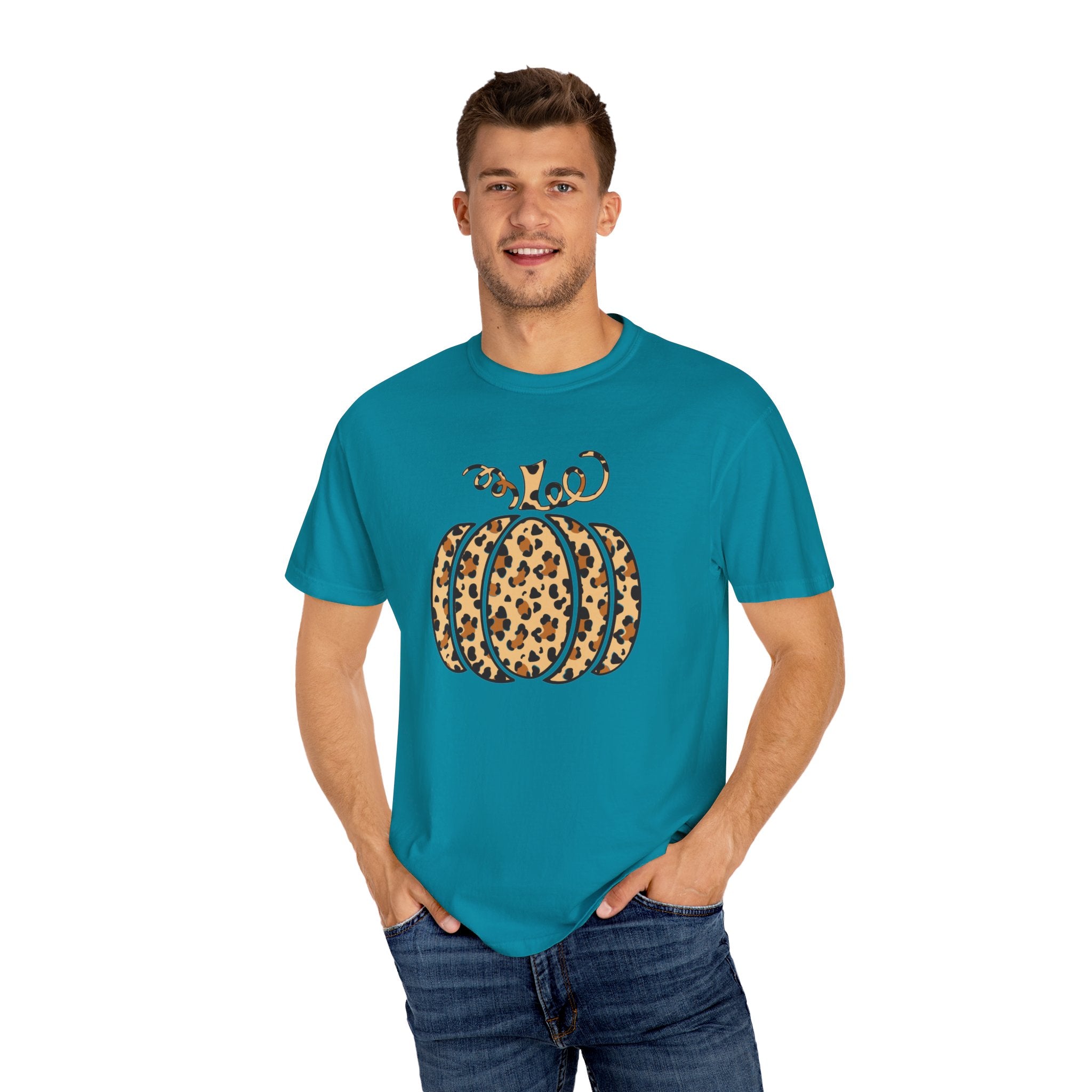 Leopard Pumpkin T-Shirt, Cheetah Pumpkin Shirt, Thanksgiving Shirt, Thankful Shirt, Fall Shirt, Hello Pumpkin