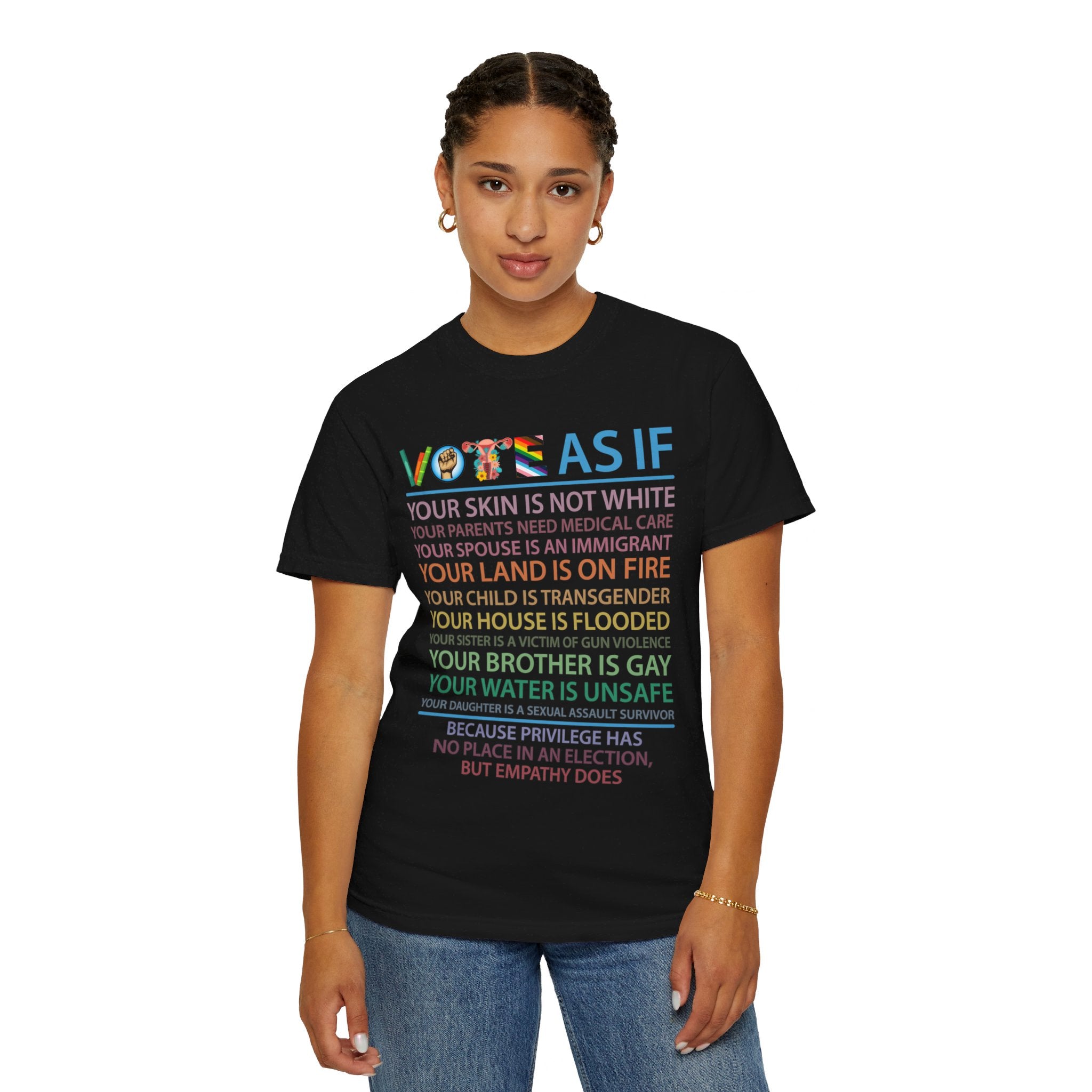 Vote As If Shirt, Custom Register Tee, Election Shirt, Voter T-Shirt, Voting Tee, Vote Gift, Equality Shirt, Pro Choice Shirt, Roe v Wade Shirt