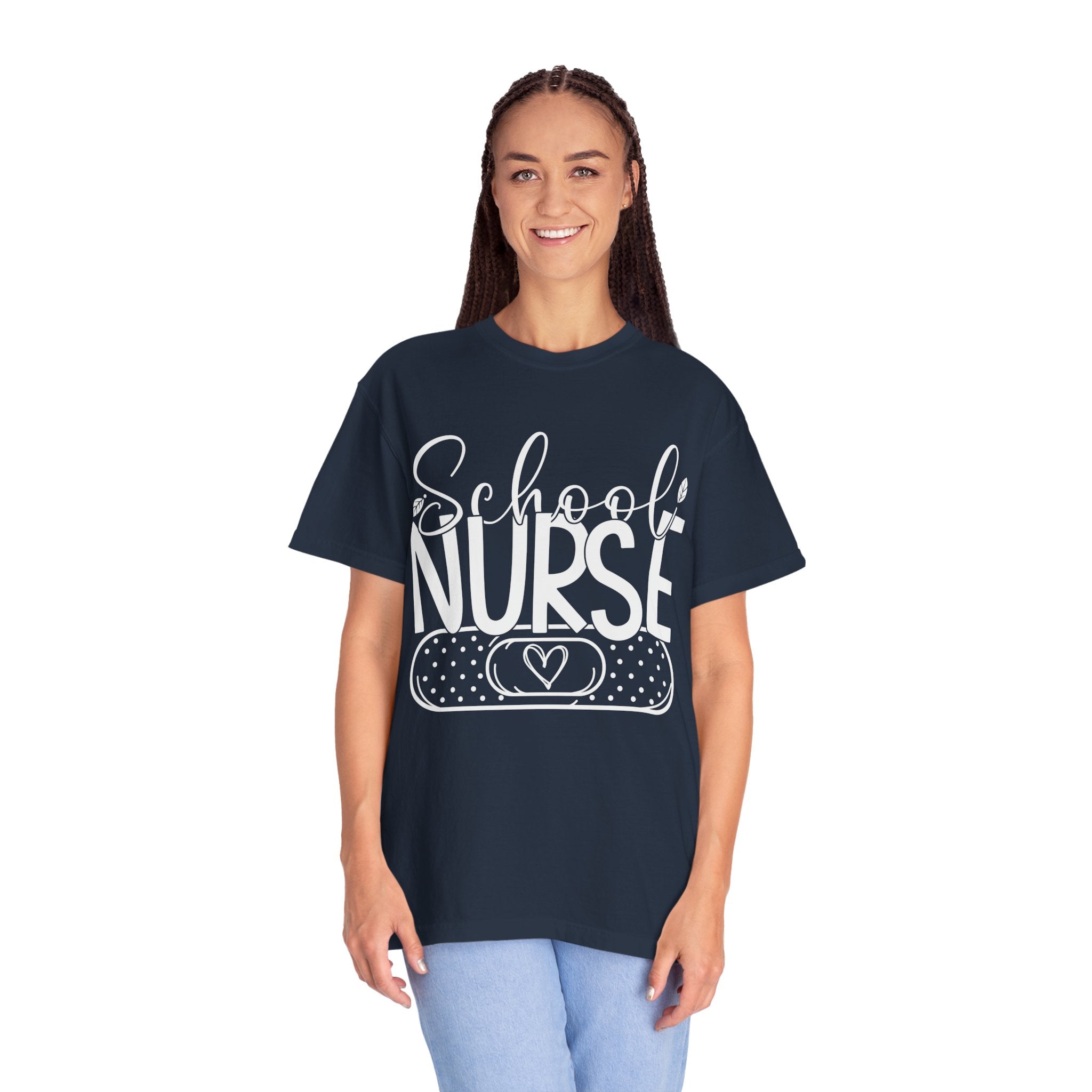 School Nurse Shirt Nurse TShirt School Shirts For Nurse Cute School Nurse Shirt Unisex Graphic Tees Women Trendy School Nurse V Neck Shirt