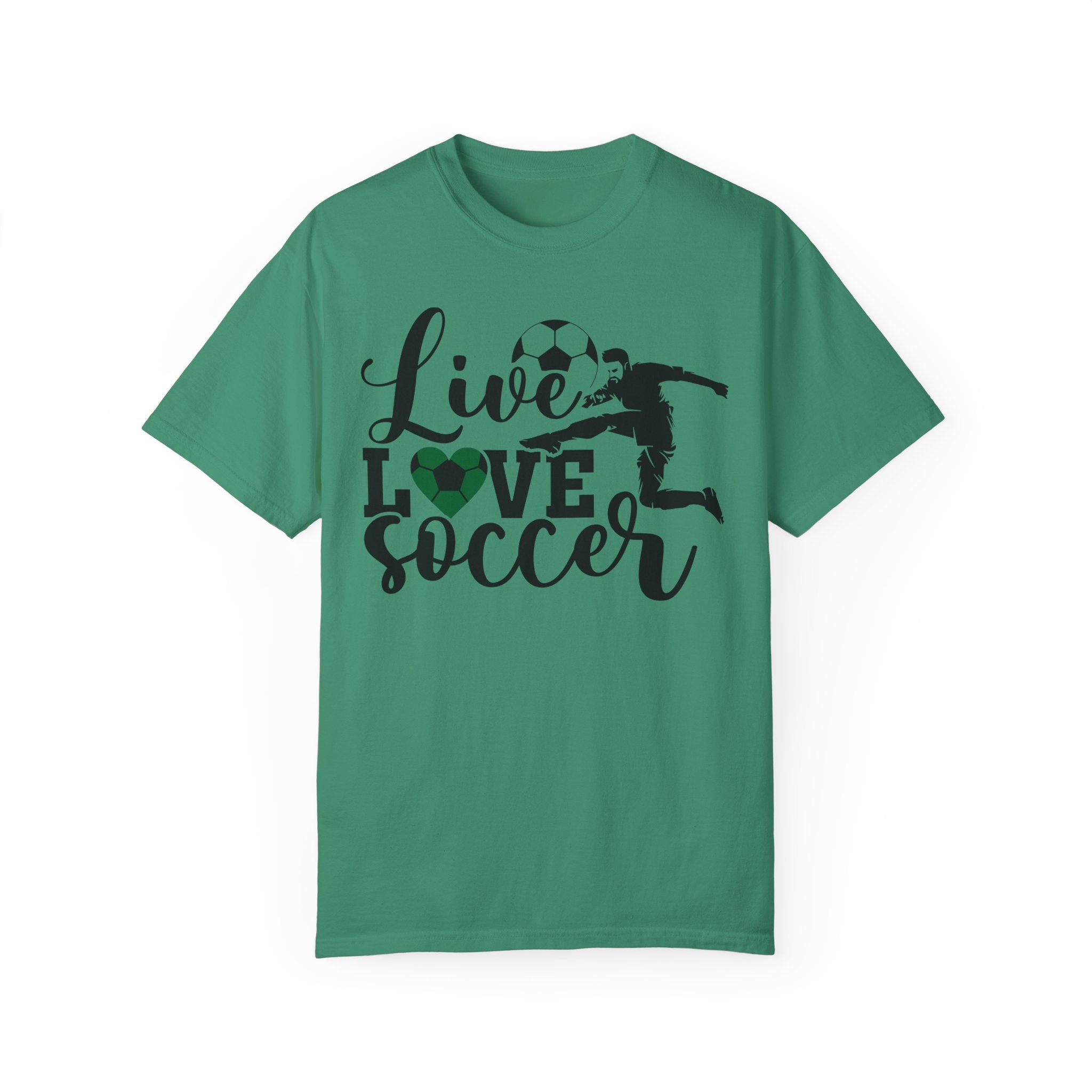 Live Love Soccer T-Shirt With Soccer Ball For Soccer Players