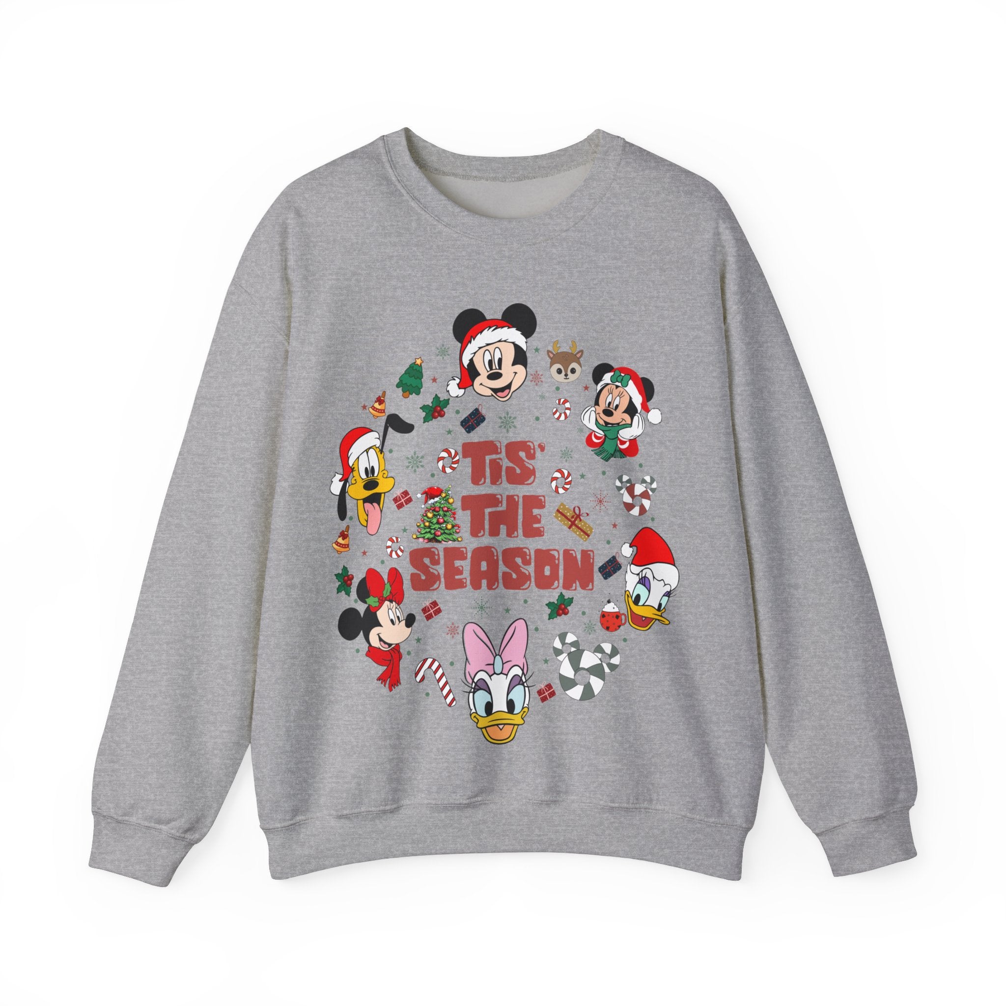 Mickey Tis The Season Sweatshirt, Disney Christmas Tis the Season Sweatshirt, Mickey and Friends Shirt, Disney Christmas Sweater, Tis The Season Shirt